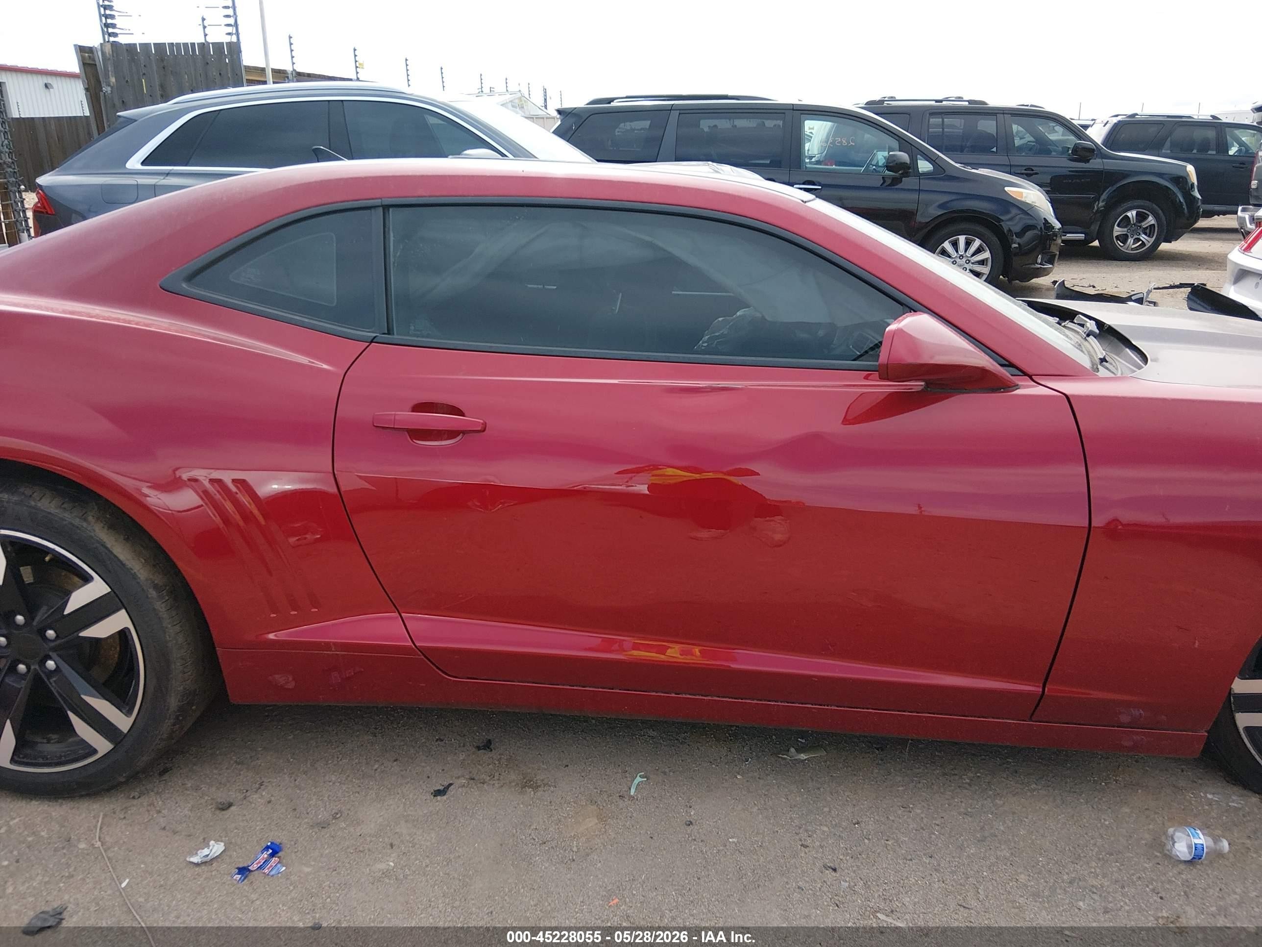 2015 Chevrolet Camaro 1lt Red vin: 2G1FD1E31F9250524