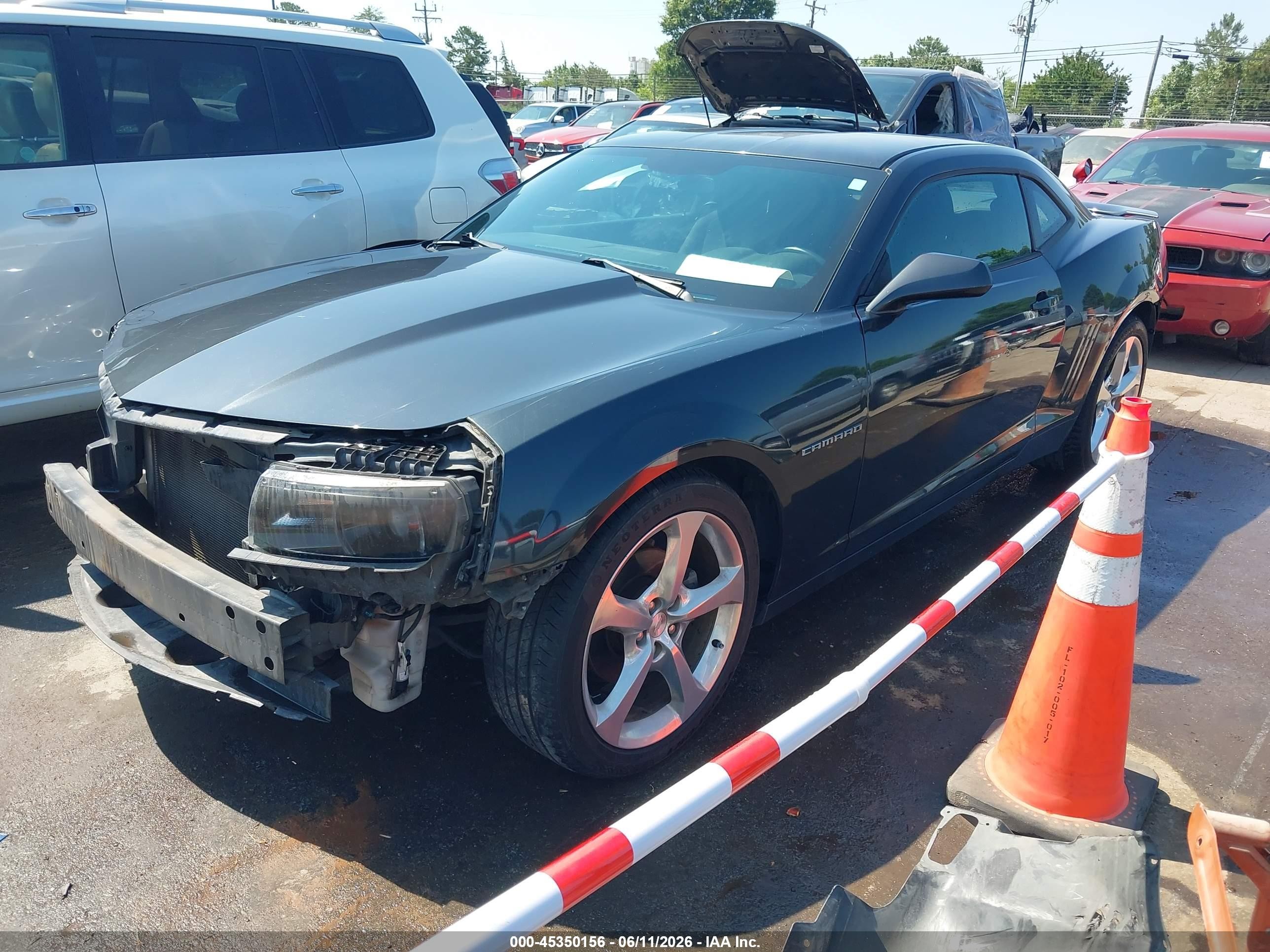 2015 Chevrolet Camaro 1lt Gray vin: 2G1FD1E31F9271552