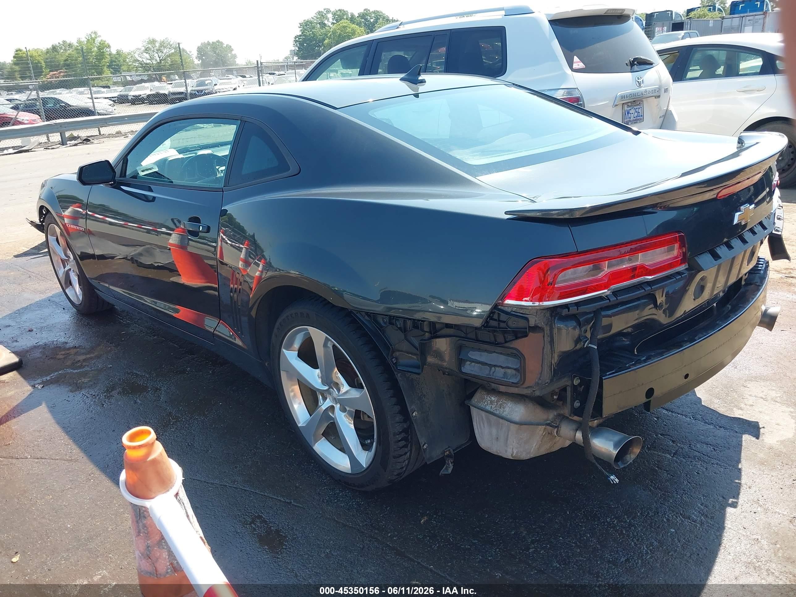 2015 Chevrolet Camaro 1lt Gray vin: 2G1FD1E31F9271552