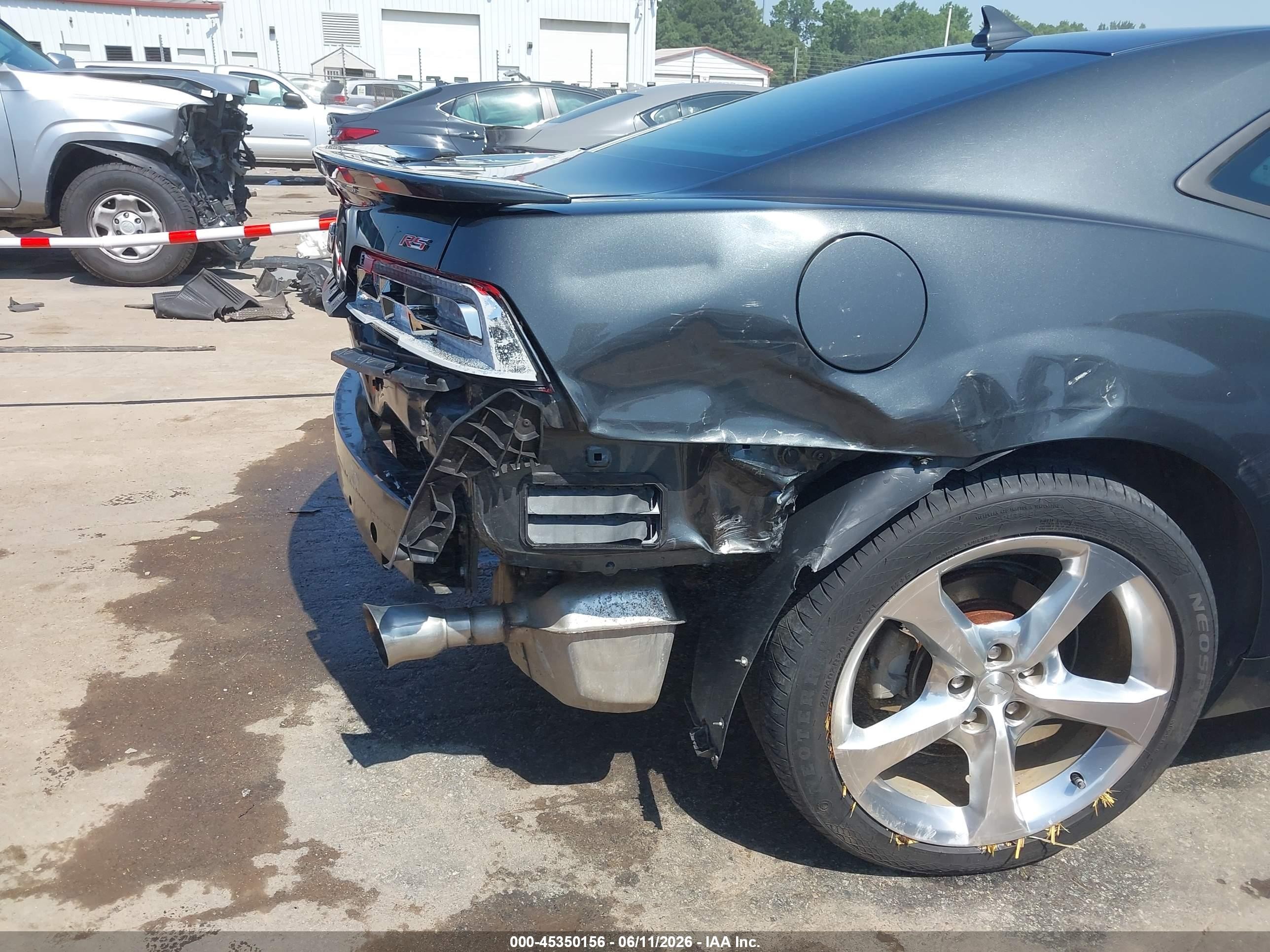 2015 Chevrolet Camaro 1lt Gray vin: 2G1FD1E31F9271552