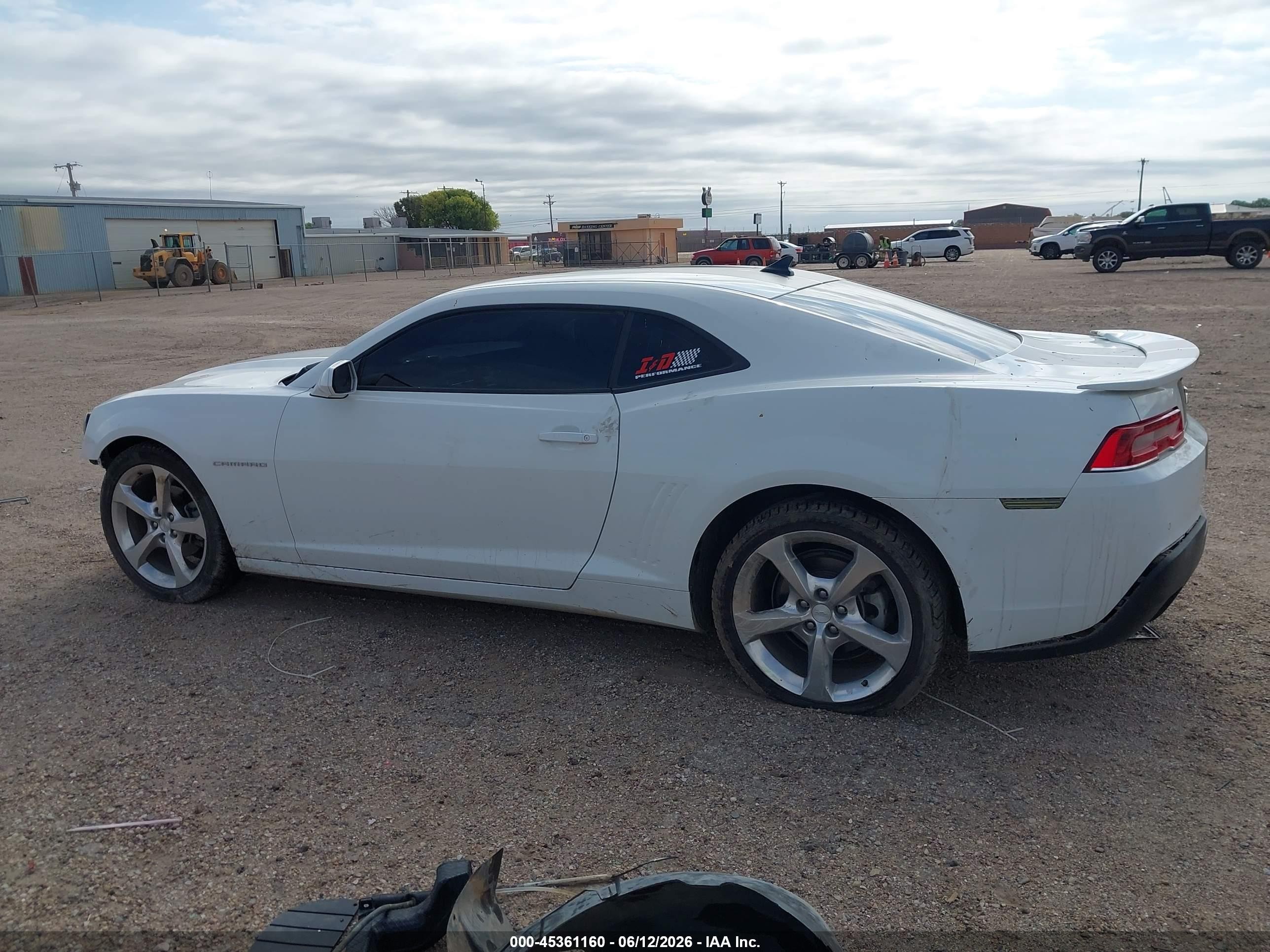 2015 Chevrolet Camaro 1lt White vin: 2G1FD1E31F9291414