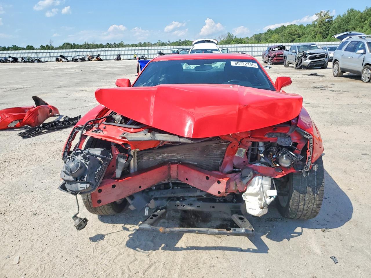 2015 Chevrolet Camaro Lt Red vin: 2G1FD1E31F9309944