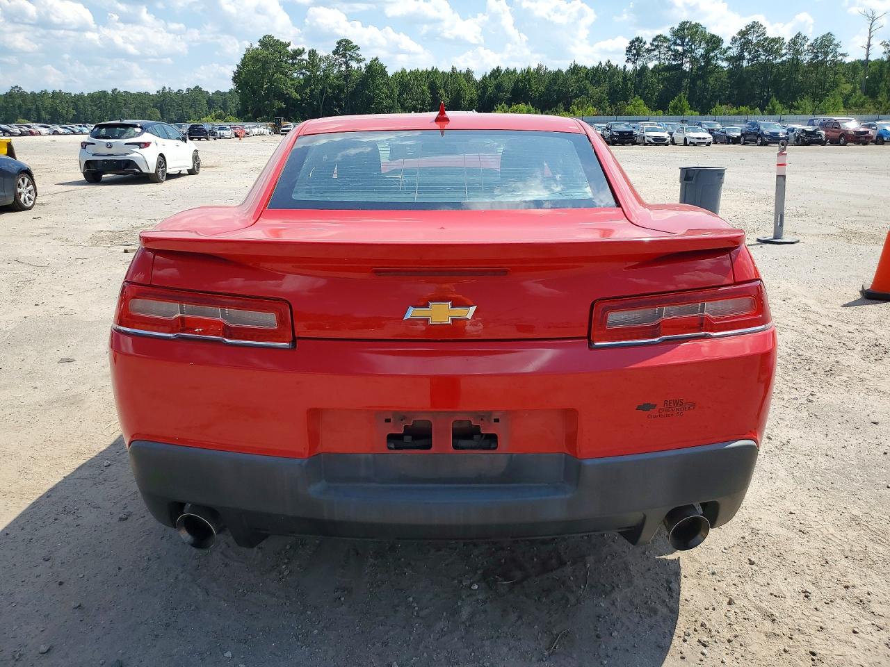 2015 Chevrolet Camaro Lt Red vin: 2G1FD1E31F9309944