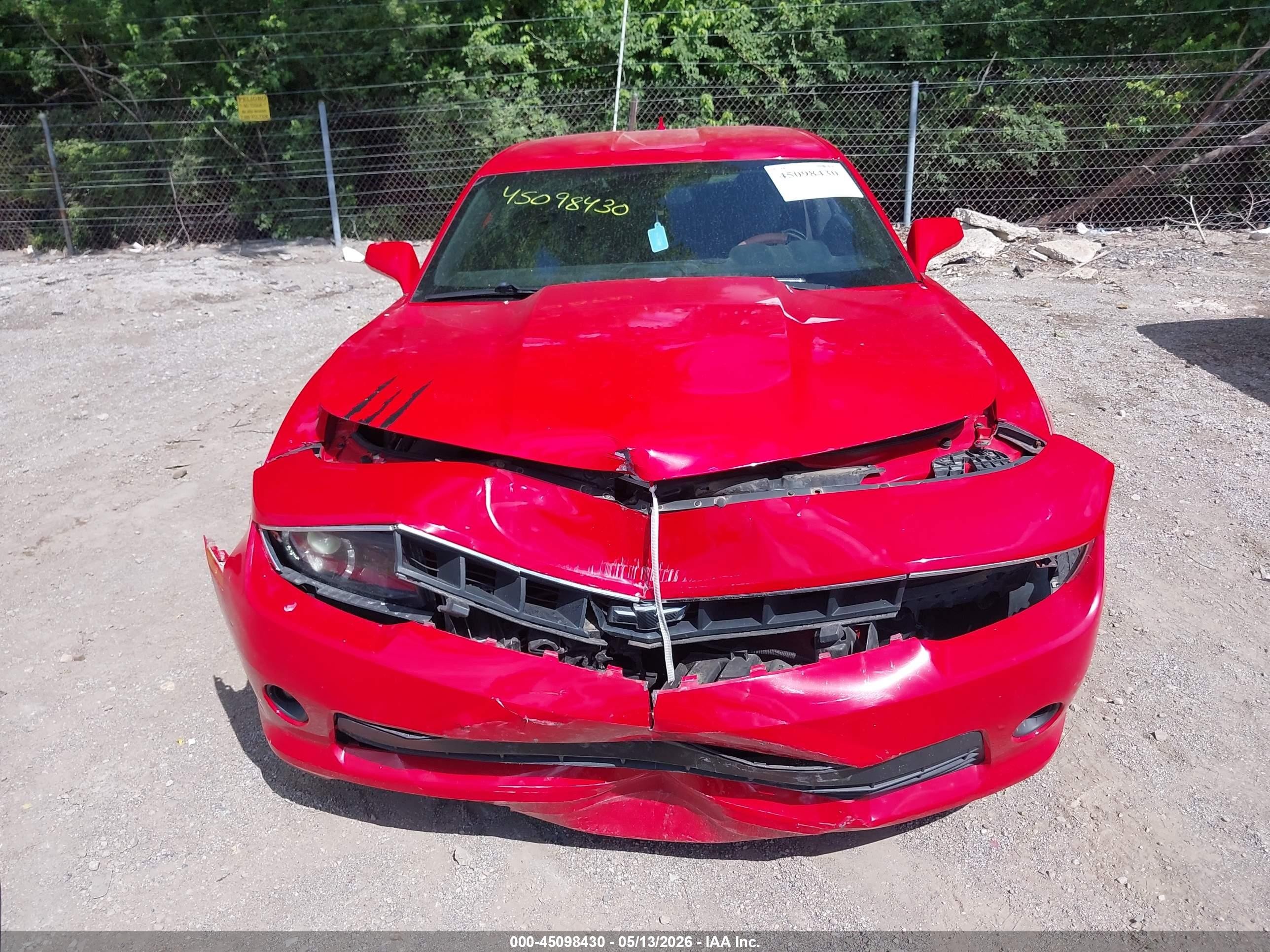 2015 Chevrolet Camaro 1lt Red vin: 2G1FD1E32F9104617