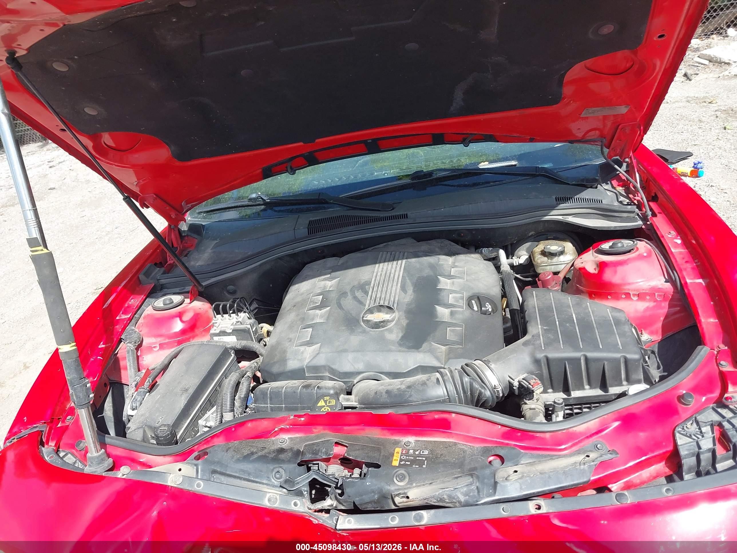 2015 Chevrolet Camaro 1lt Red vin: 2G1FD1E32F9104617