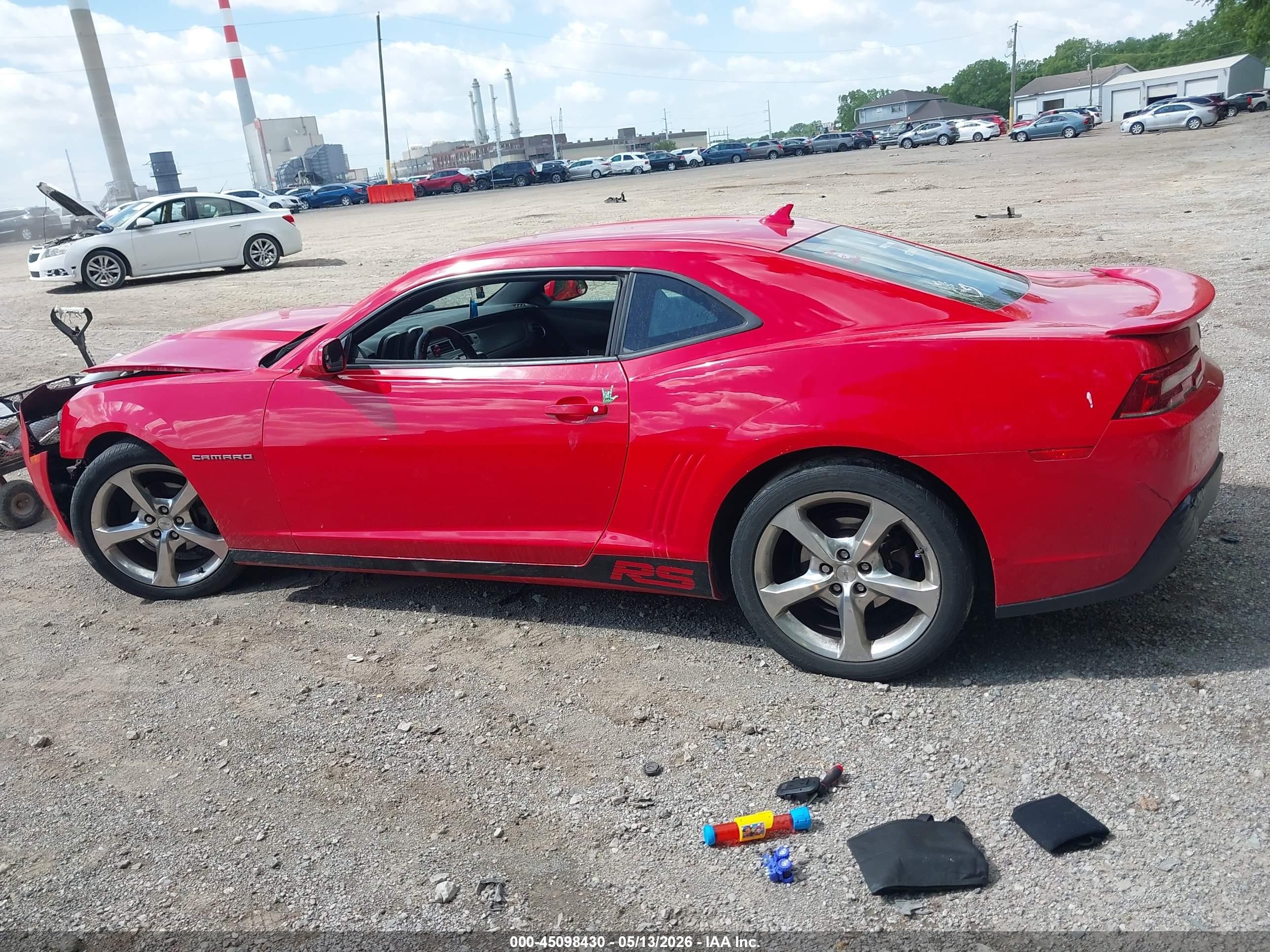 2015 Chevrolet Camaro 1lt Red vin: 2G1FD1E32F9104617