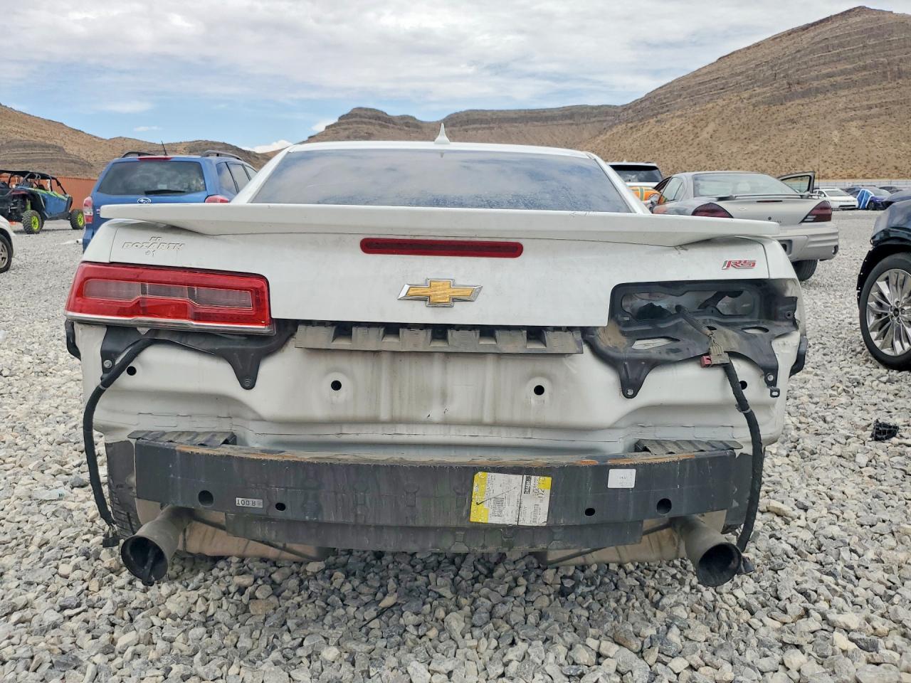 2015 Chevrolet Camaro Lt White vin: 2G1FD1E32F9166325