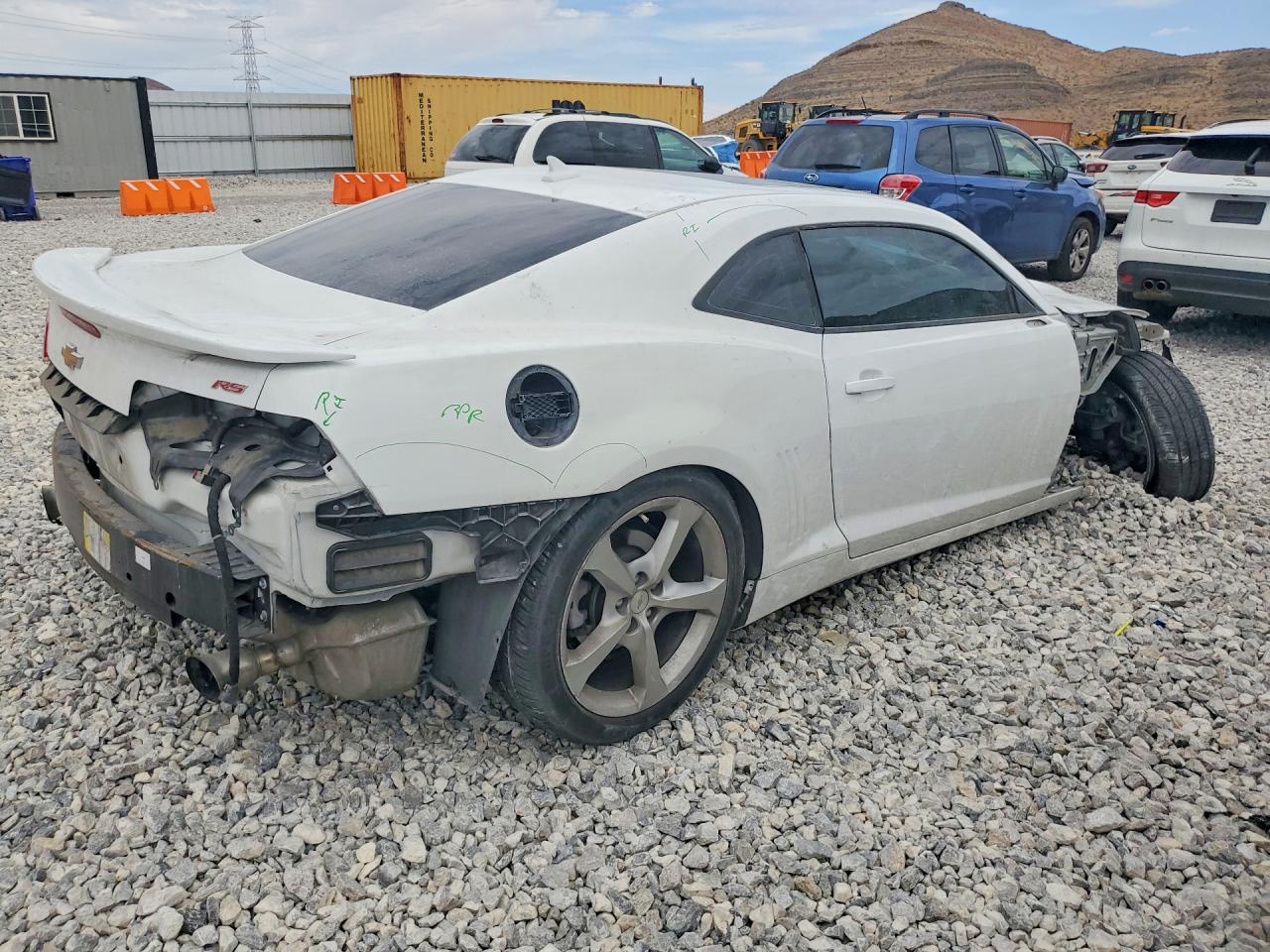 2015 Chevrolet Camaro Lt White vin: 2G1FD1E32F9166325