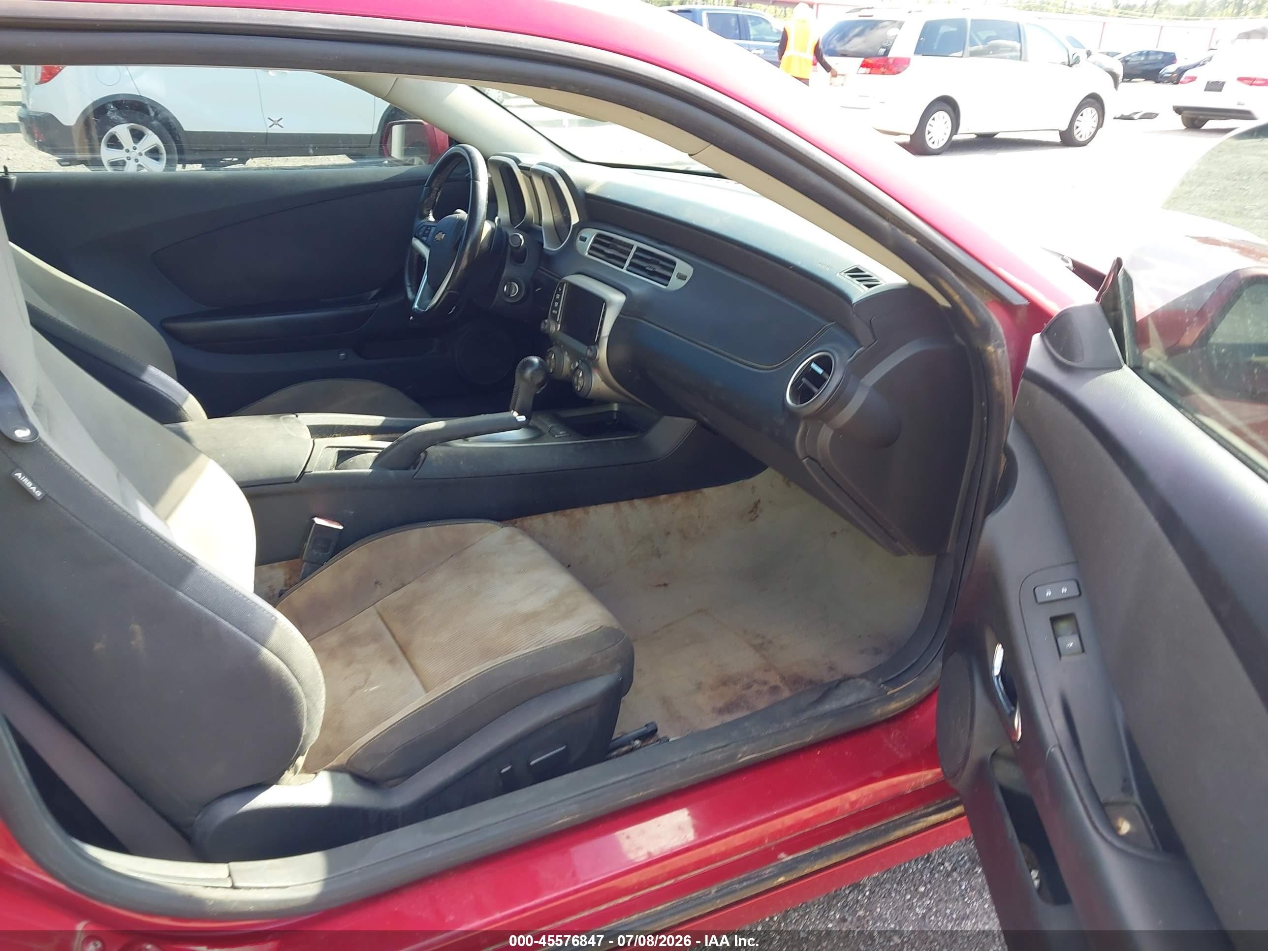 2015 Chevrolet Camaro 1lt Red vin: 2G1FD1E32F9183352