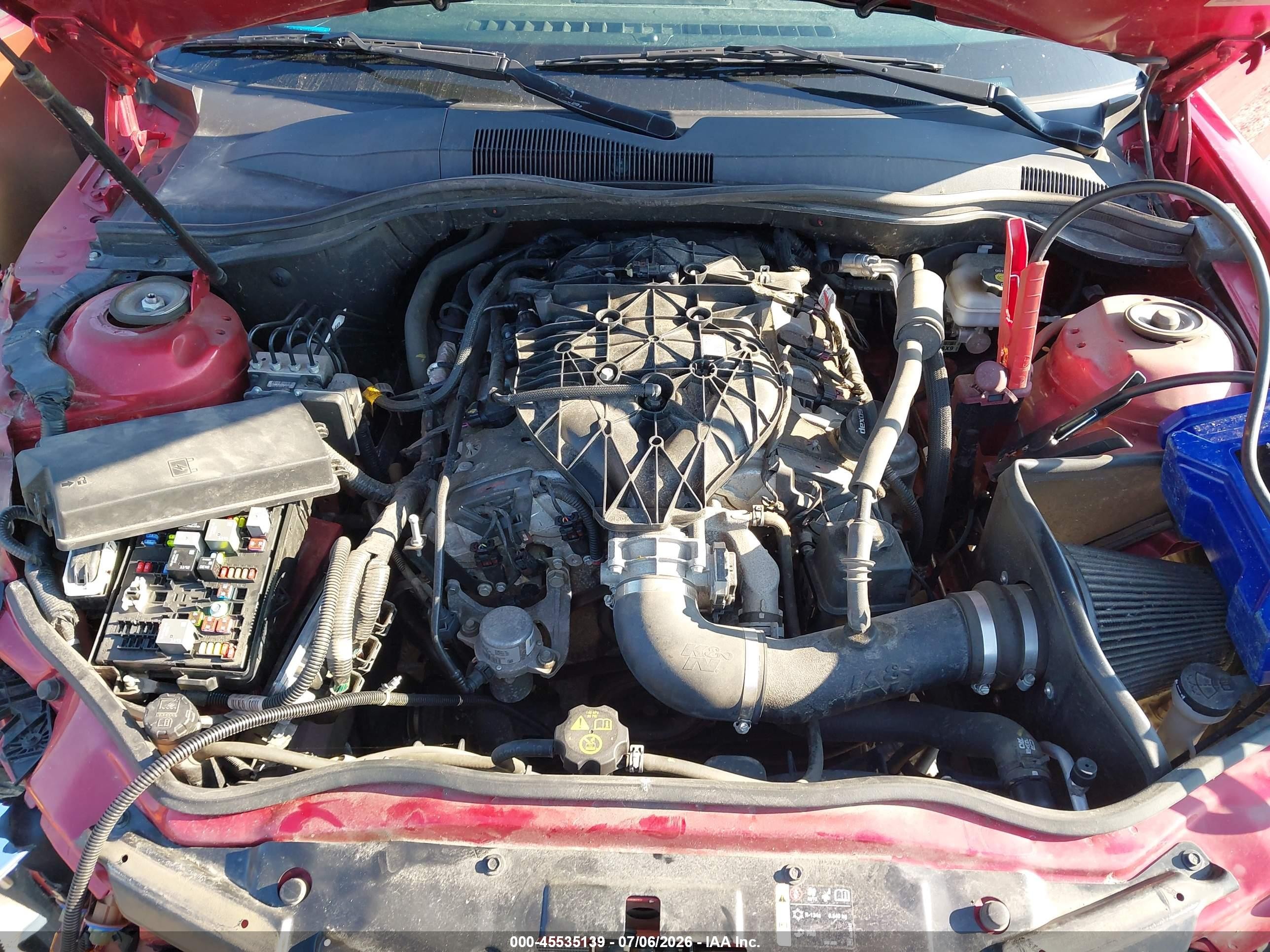 2015 Chevrolet Camaro 1lt Red vin: 2G1FD1E32F9215846