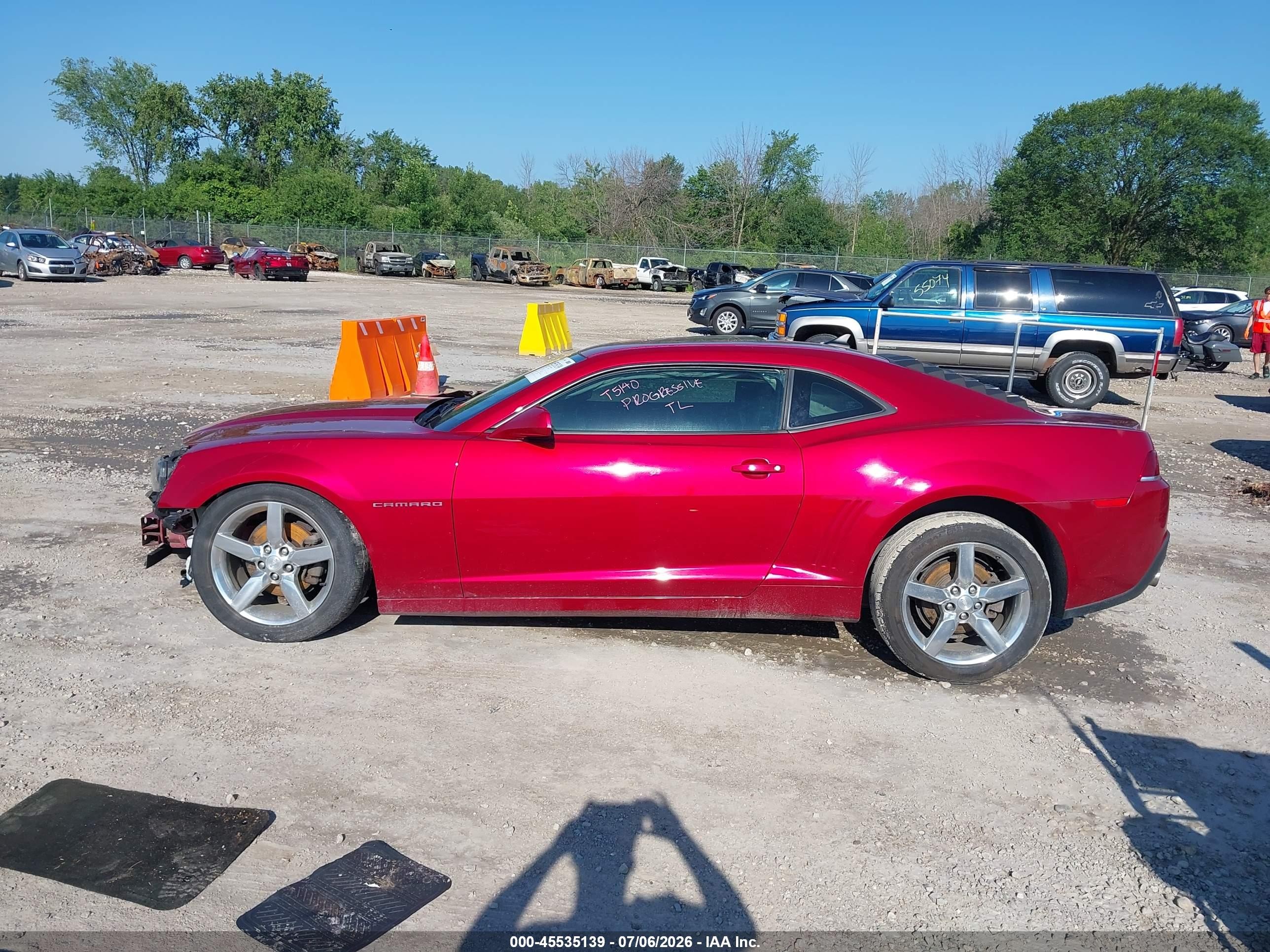 2015 Chevrolet Camaro 1lt Red vin: 2G1FD1E32F9215846