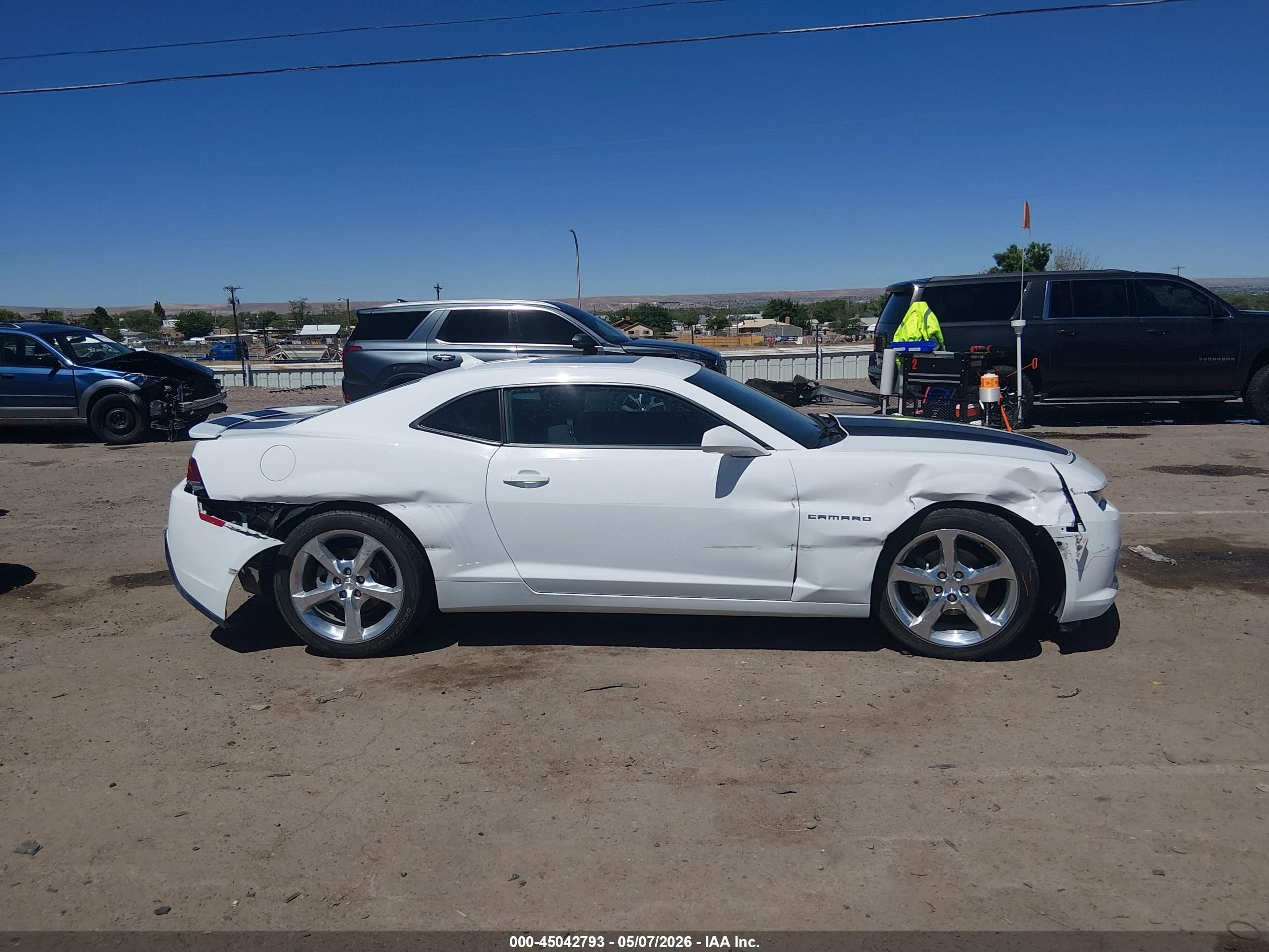 2015 Chevrolet Camaro 1lt White vin: 2G1FD1E32F9217757