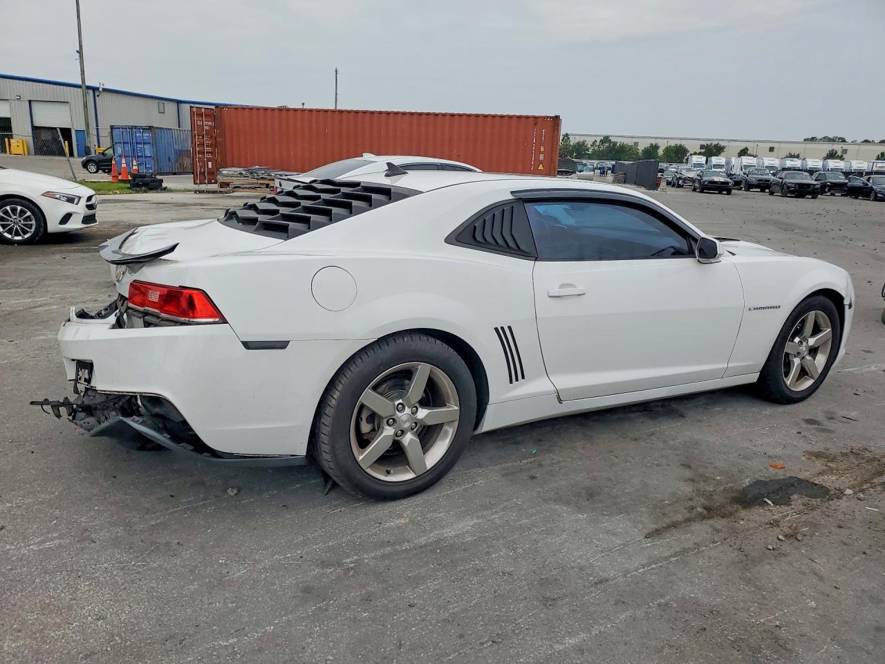 2015 Chevrolet Camaro Lt White vin: 2G1FD1E32F9253190