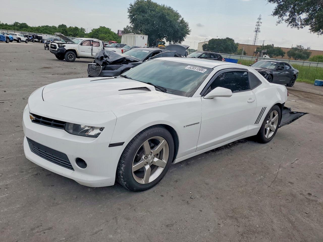 2015 Chevrolet Camaro Lt White vin: 2G1FD1E32F9253190