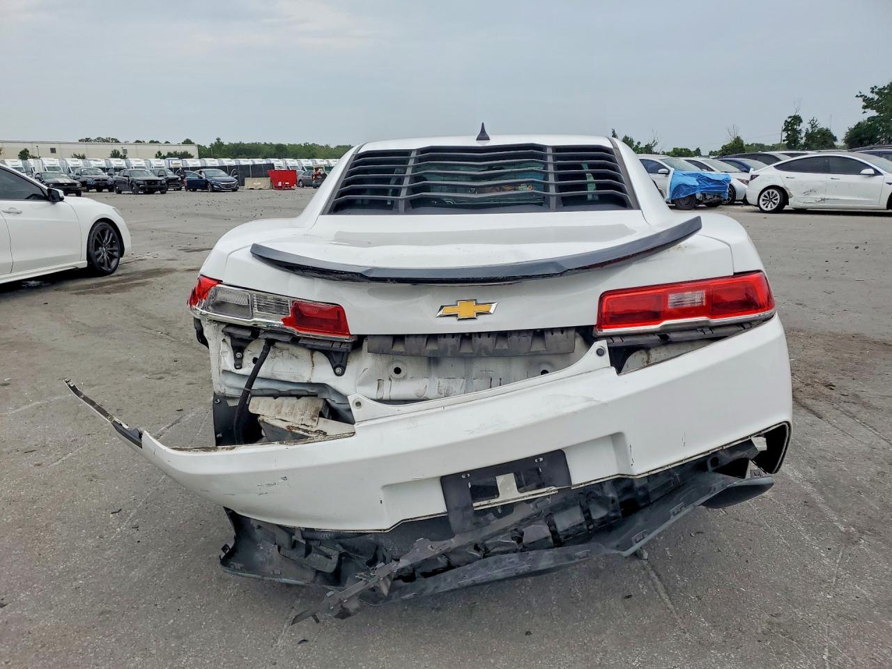 2015 Chevrolet Camaro Lt White vin: 2G1FD1E32F9253190