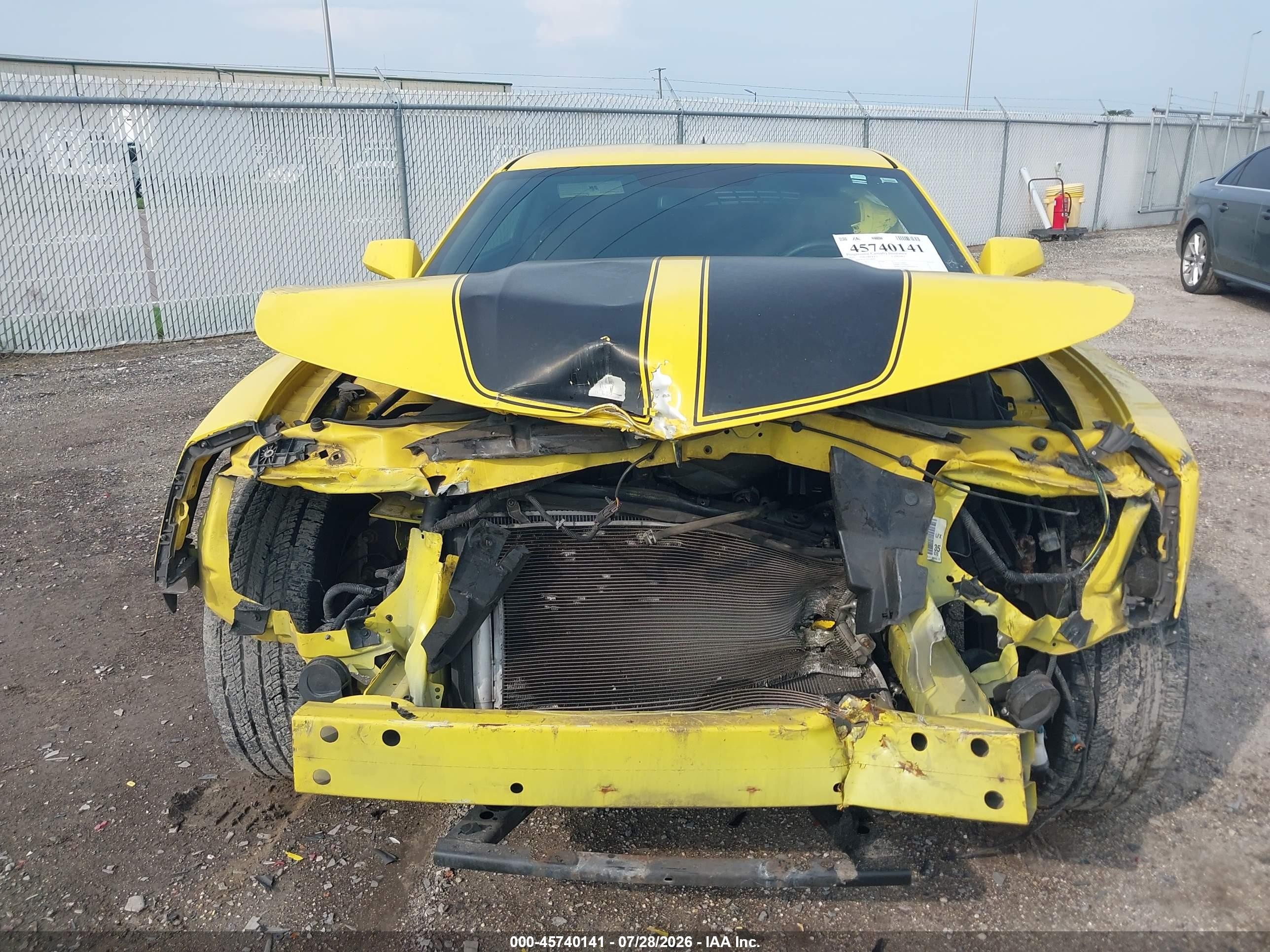 2015 Chevrolet Camaro 1lt Yellow vin: 2G1FD1E33F9118493