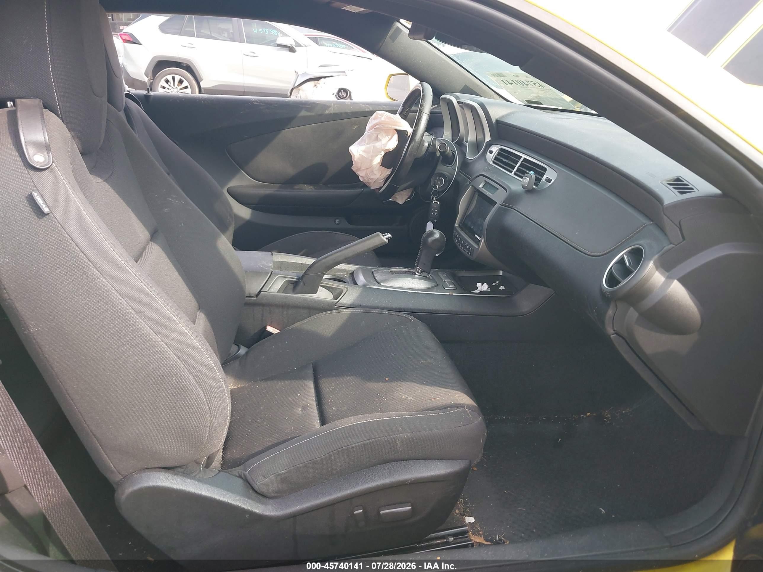 2015 Chevrolet Camaro 1lt Yellow vin: 2G1FD1E33F9118493