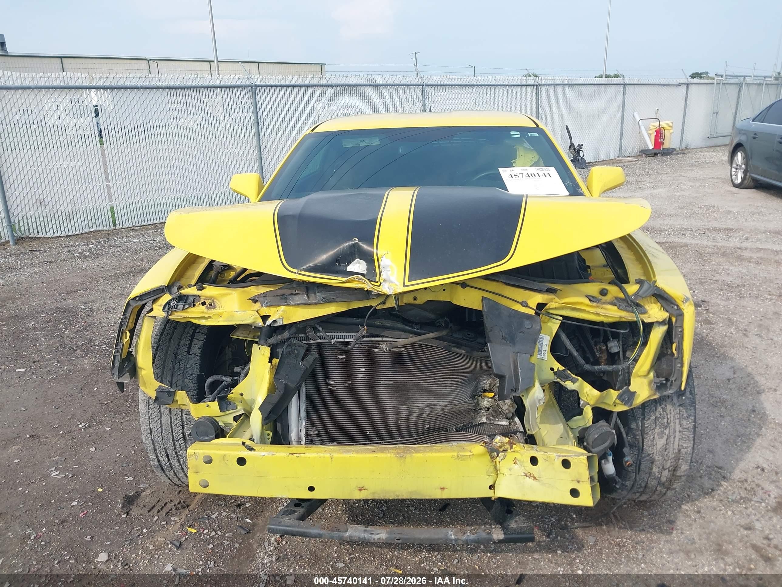 2015 Chevrolet Camaro 1lt Yellow vin: 2G1FD1E33F9118493