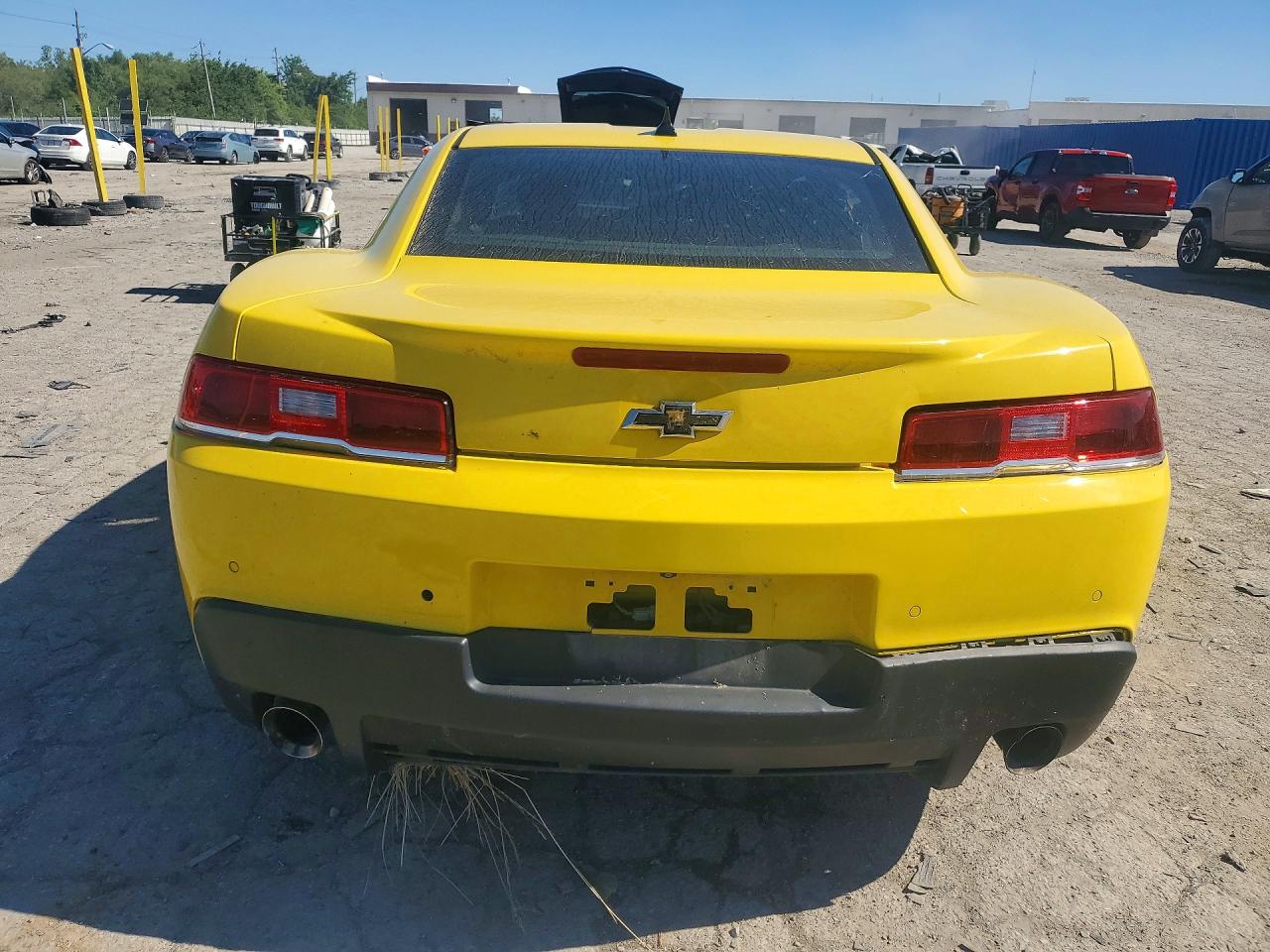 2015 Chevrolet Camaro Lt Желтый vin: 2G1FD1E33F9140414