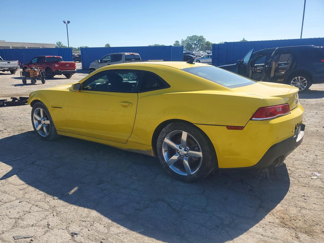 2015 Chevrolet Camaro Lt Желтый vin: 2G1FD1E33F9140414