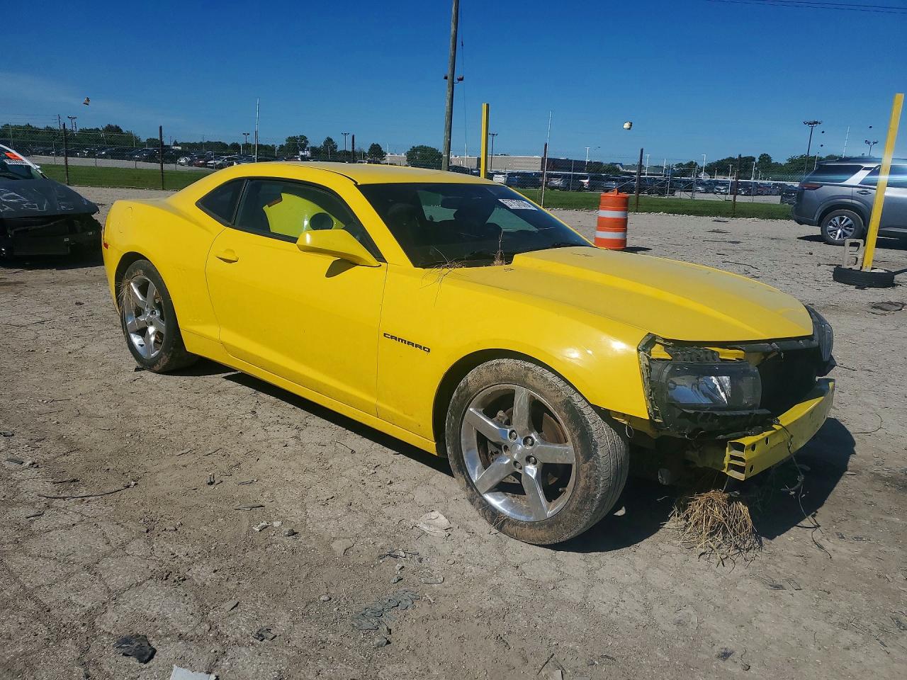 2015 Chevrolet Camaro Lt Желтый vin: 2G1FD1E33F9140414