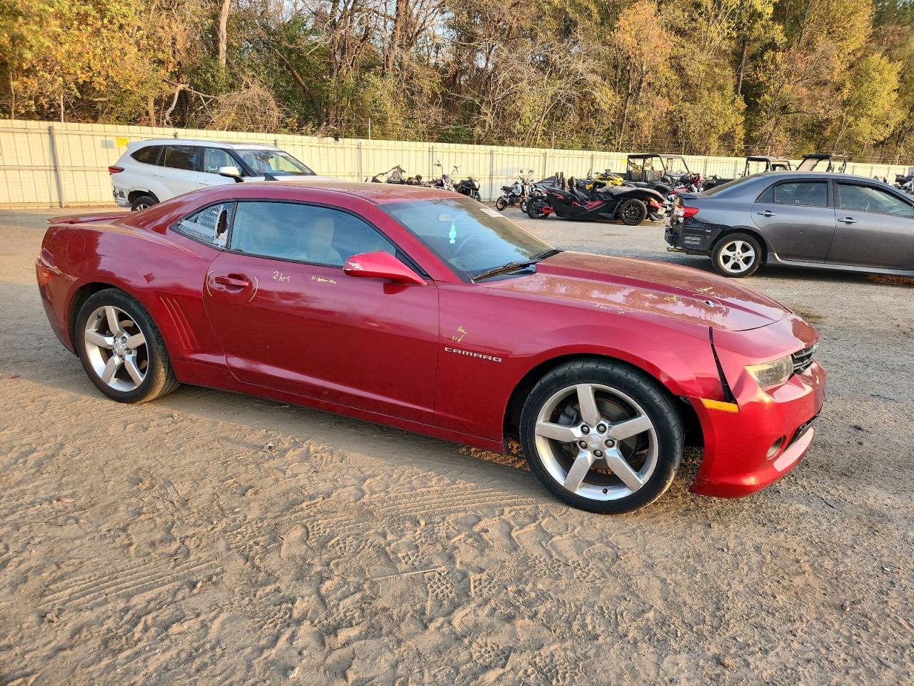2015 Chevrolet Camaro Lt Бордовый vin: 2G1FD1E33F9174160