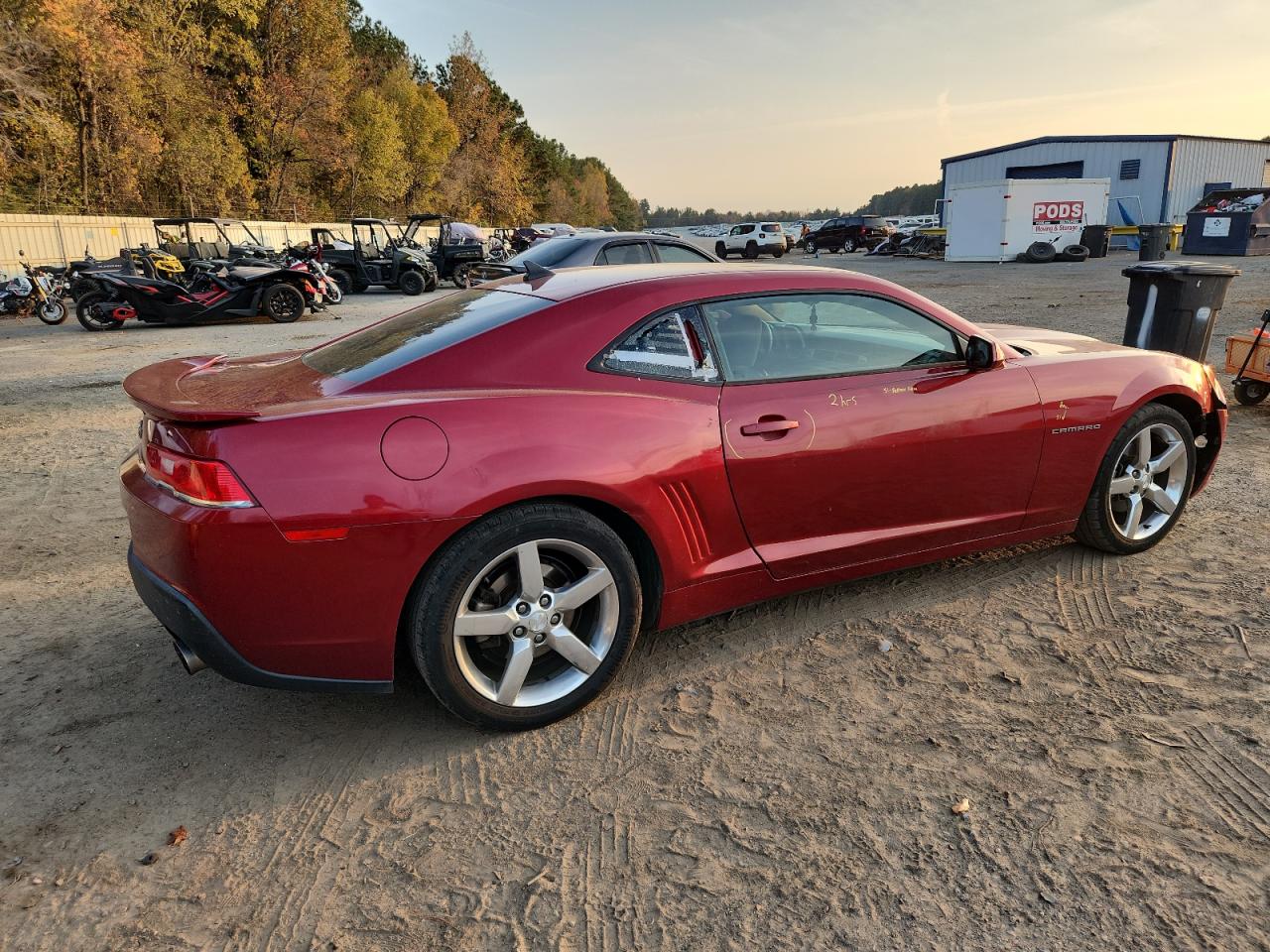 2015 Chevrolet Camaro Lt Бордовый vin: 2G1FD1E33F9174160