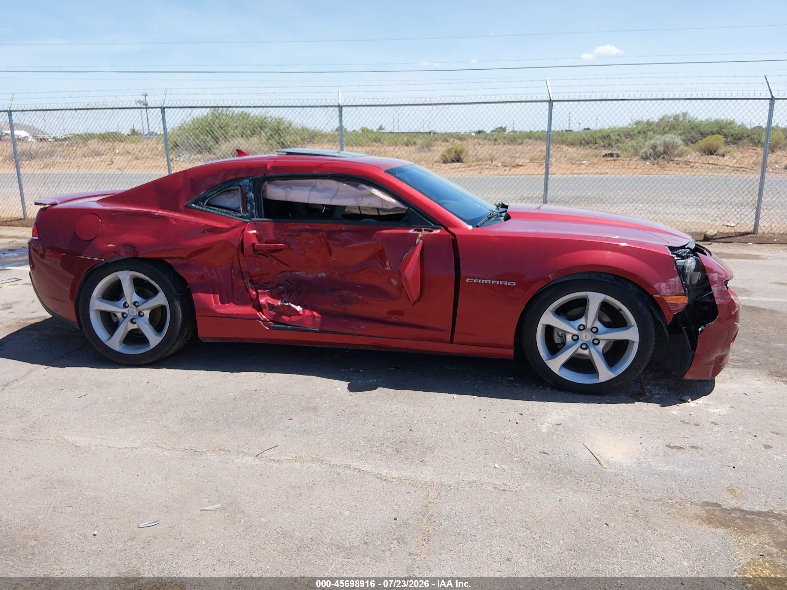 2015 Chevrolet Camaro 1lt Красный vin: 2G1FD1E33F9181089