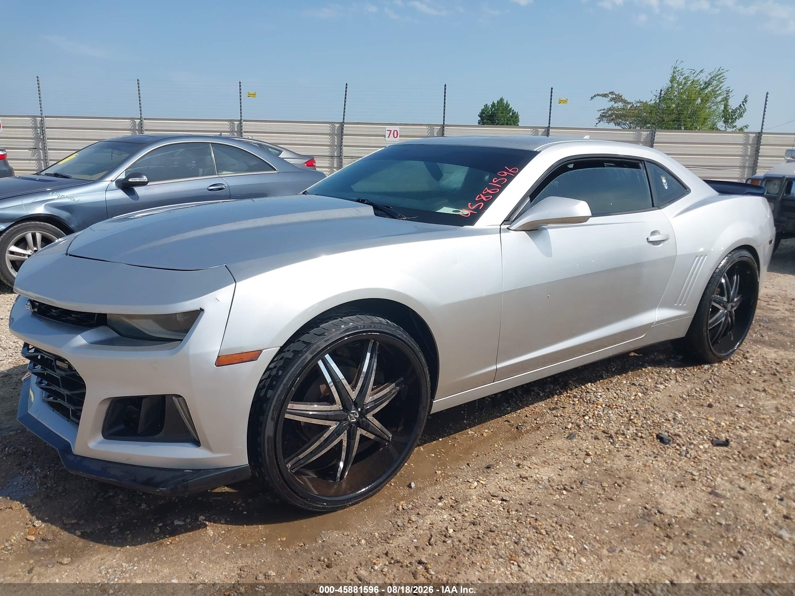 2015 Chevrolet Camaro 1lt Silver vin: 2G1FD1E33F9209795
