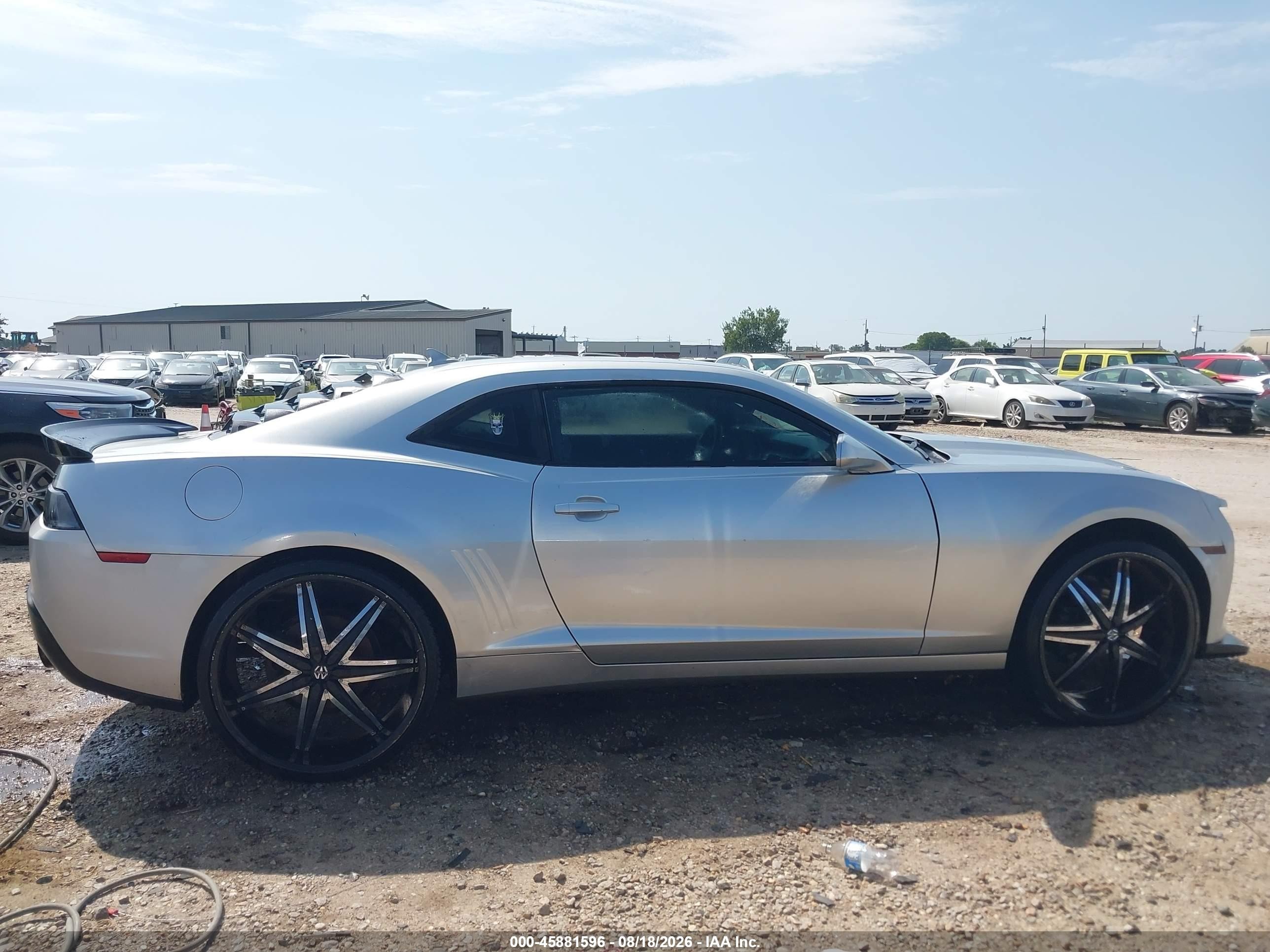2015 Chevrolet Camaro 1lt Silver vin: 2G1FD1E33F9209795