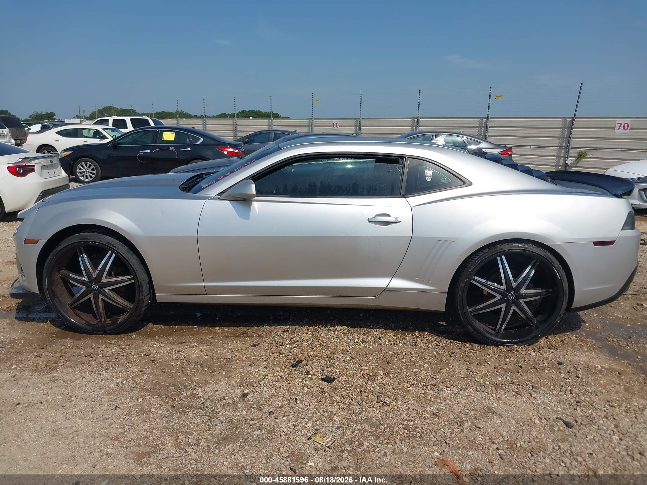 2015 Chevrolet Camaro 1lt Silver vin: 2G1FD1E33F9209795