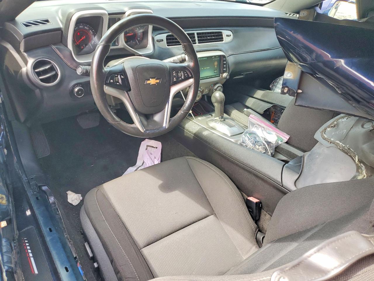 2015 Chevrolet Camaro Lt Blue vin: 2G1FD1E33F9216844
