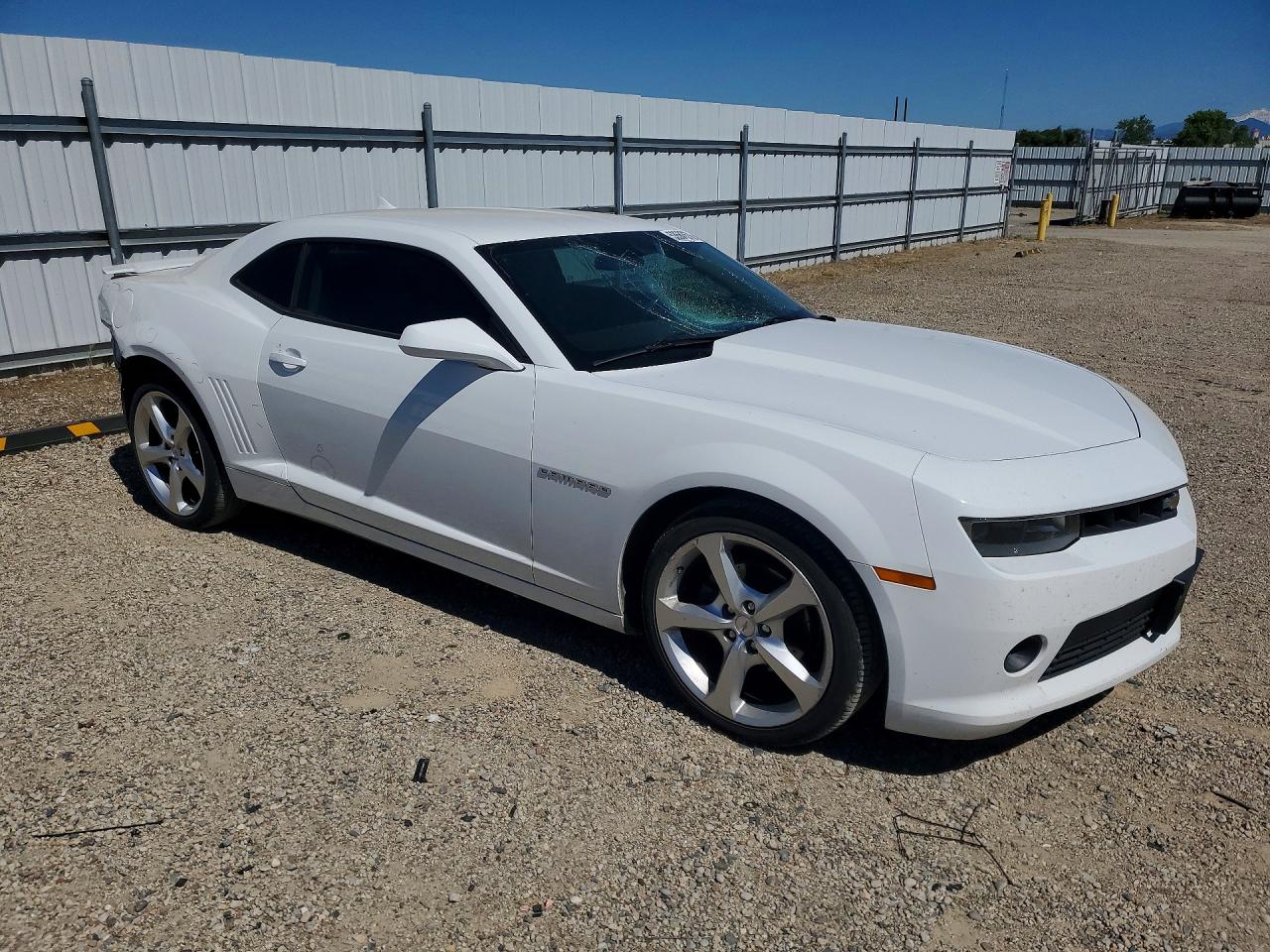 2015 Chevrolet Camaro Lt White vin: 2G1FD1E33F9311842