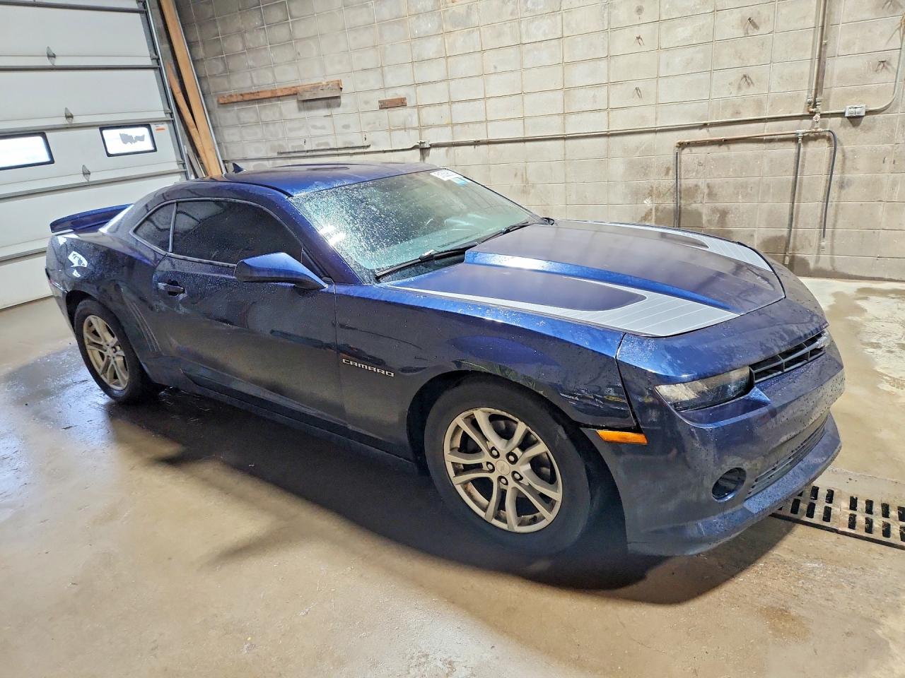 2015 Chevrolet Camaro 1lt Blue vin: 2G1FD1E34F9149901