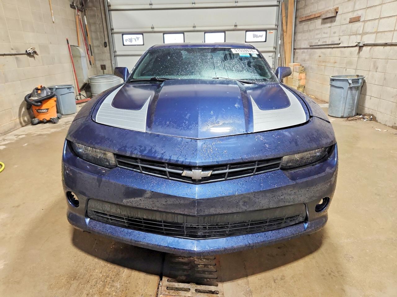 2015 Chevrolet Camaro 1lt Blue vin: 2G1FD1E34F9149901
