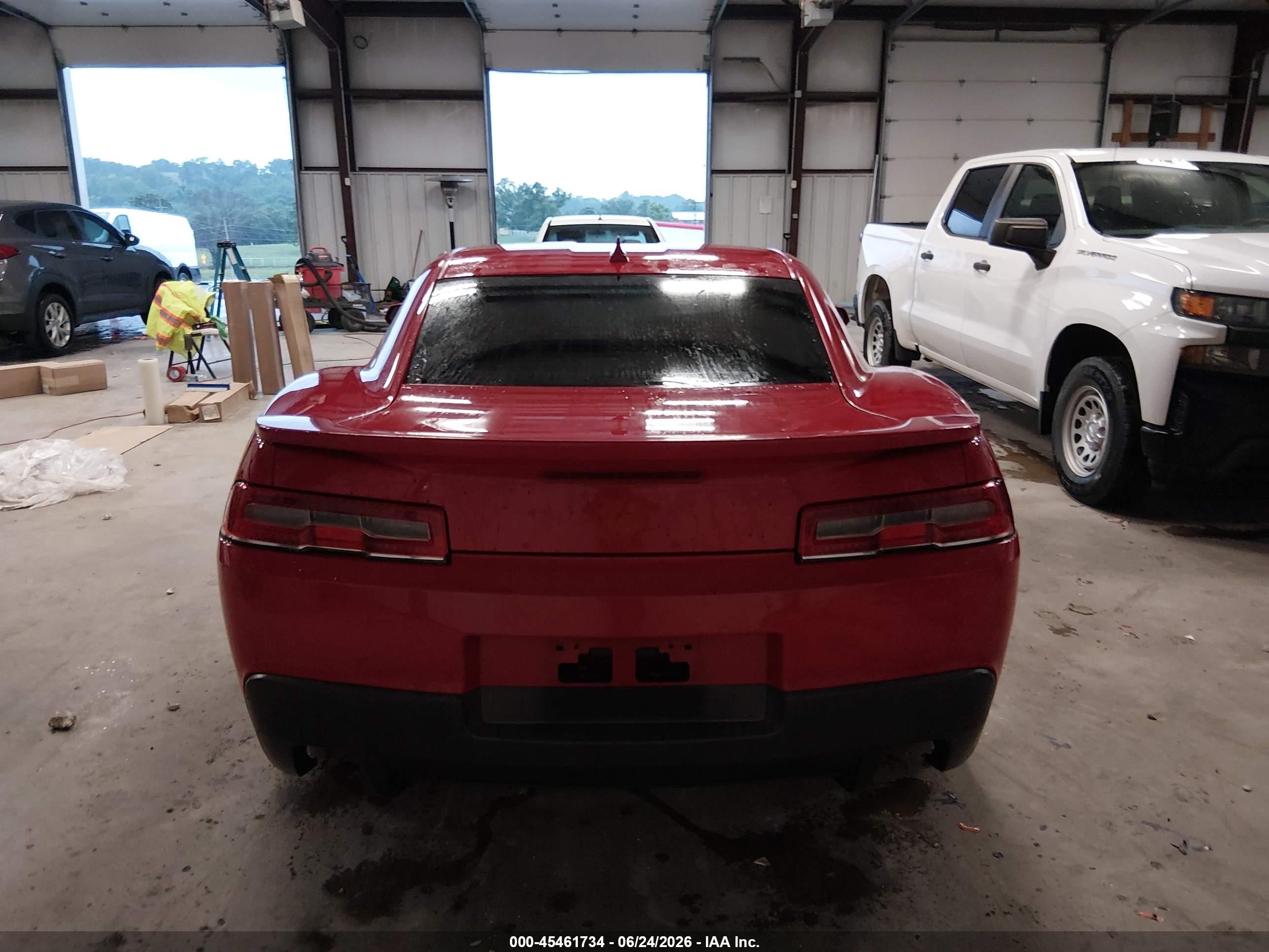 2015 Chevrolet Camaro 1lt Red vin: 2G1FD1E34F9182235