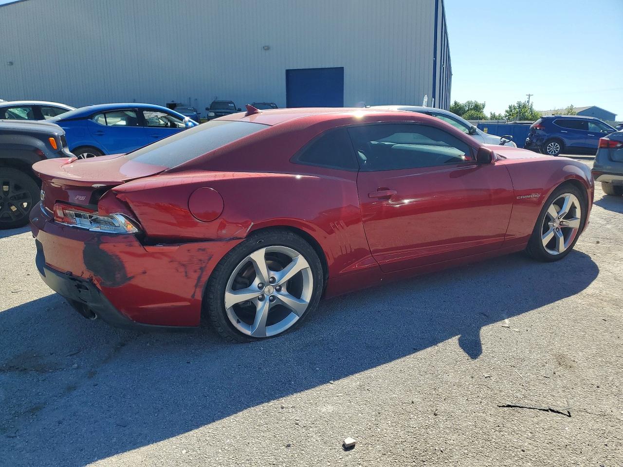 2015 Chevrolet Camaro Lt Red vin: 2G1FD1E34F9213970