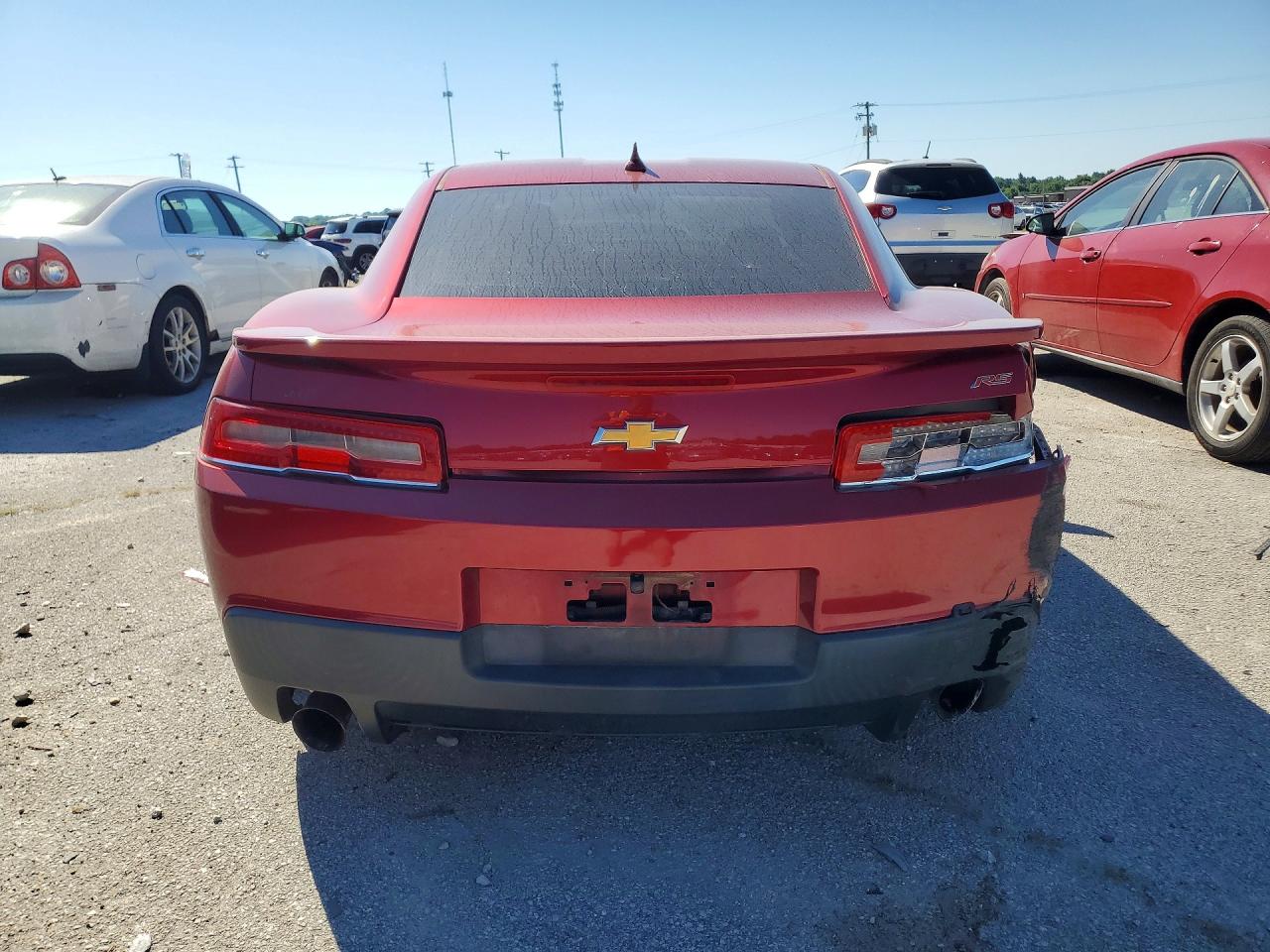 2015 Chevrolet Camaro Lt Red vin: 2G1FD1E34F9213970