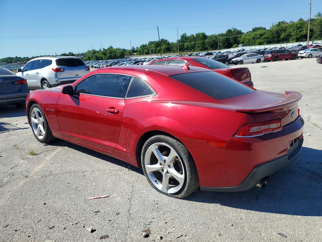 2015 Chevrolet Camaro Lt Red vin: 2G1FD1E34F9213970