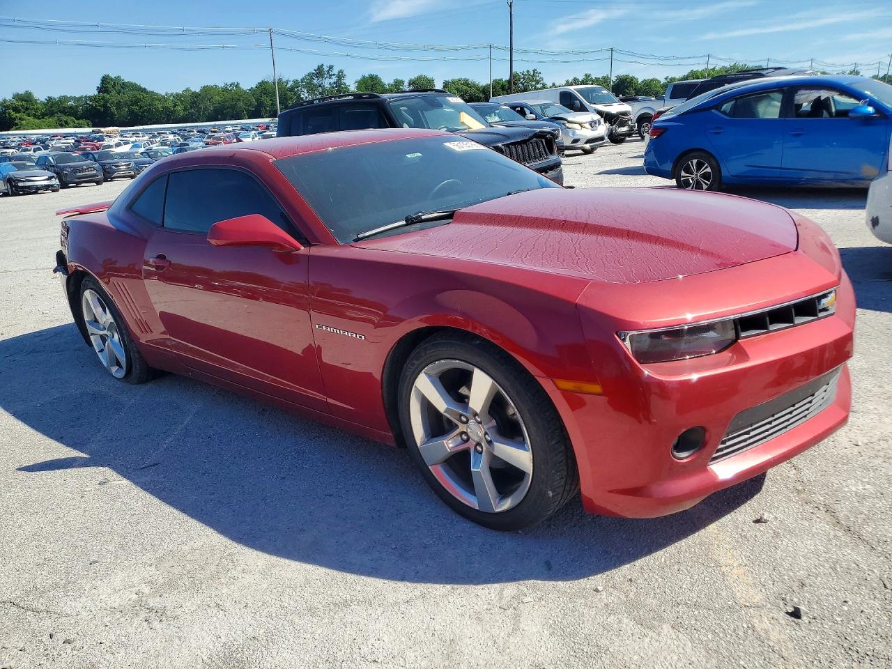 2015 Chevrolet Camaro Lt Red vin: 2G1FD1E34F9213970
