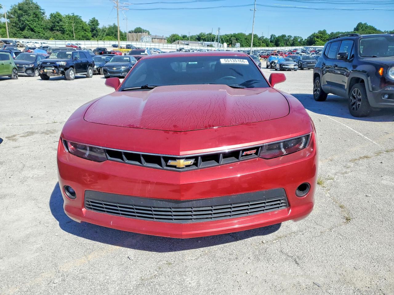 2015 Chevrolet Camaro Lt Red vin: 2G1FD1E34F9213970