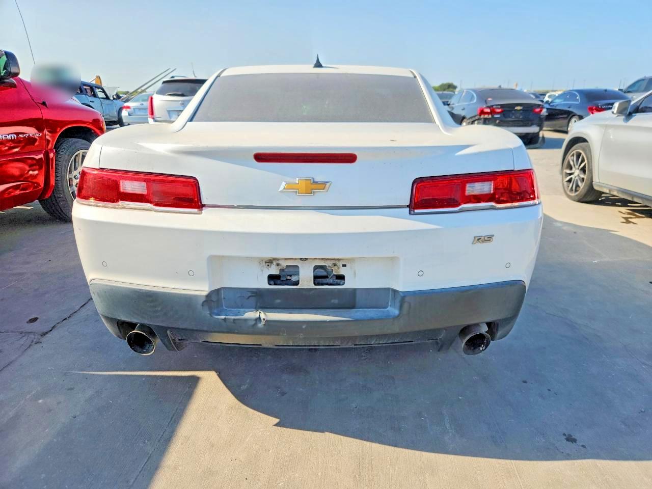 2015 Chevrolet Camaro Rs White vin: 2G1FD1E35F9107169