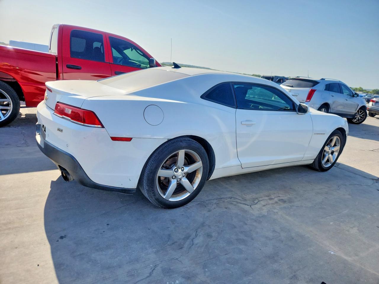 2015 Chevrolet Camaro Rs White vin: 2G1FD1E35F9107169