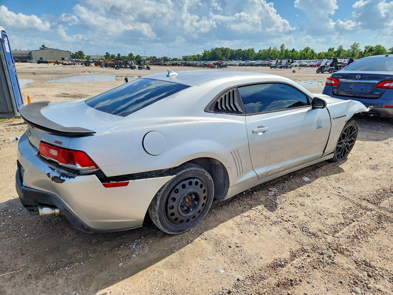 2015 Chevrolet Camaro Lt Silver vin: 2G1FD1E35F9137515