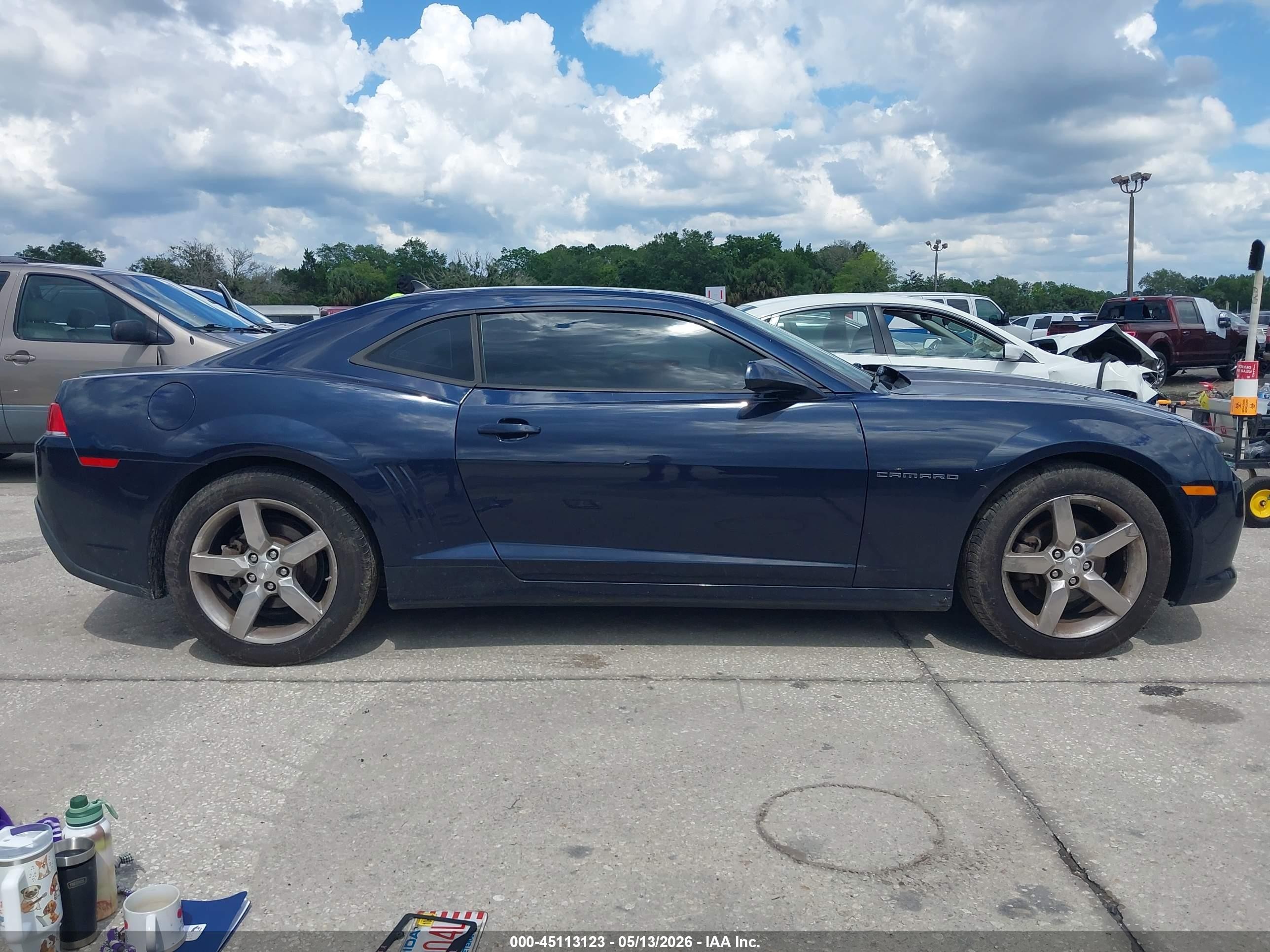 2015 Chevrolet Camaro 1lt Dark Blue vin: 2G1FD1E35F9233080