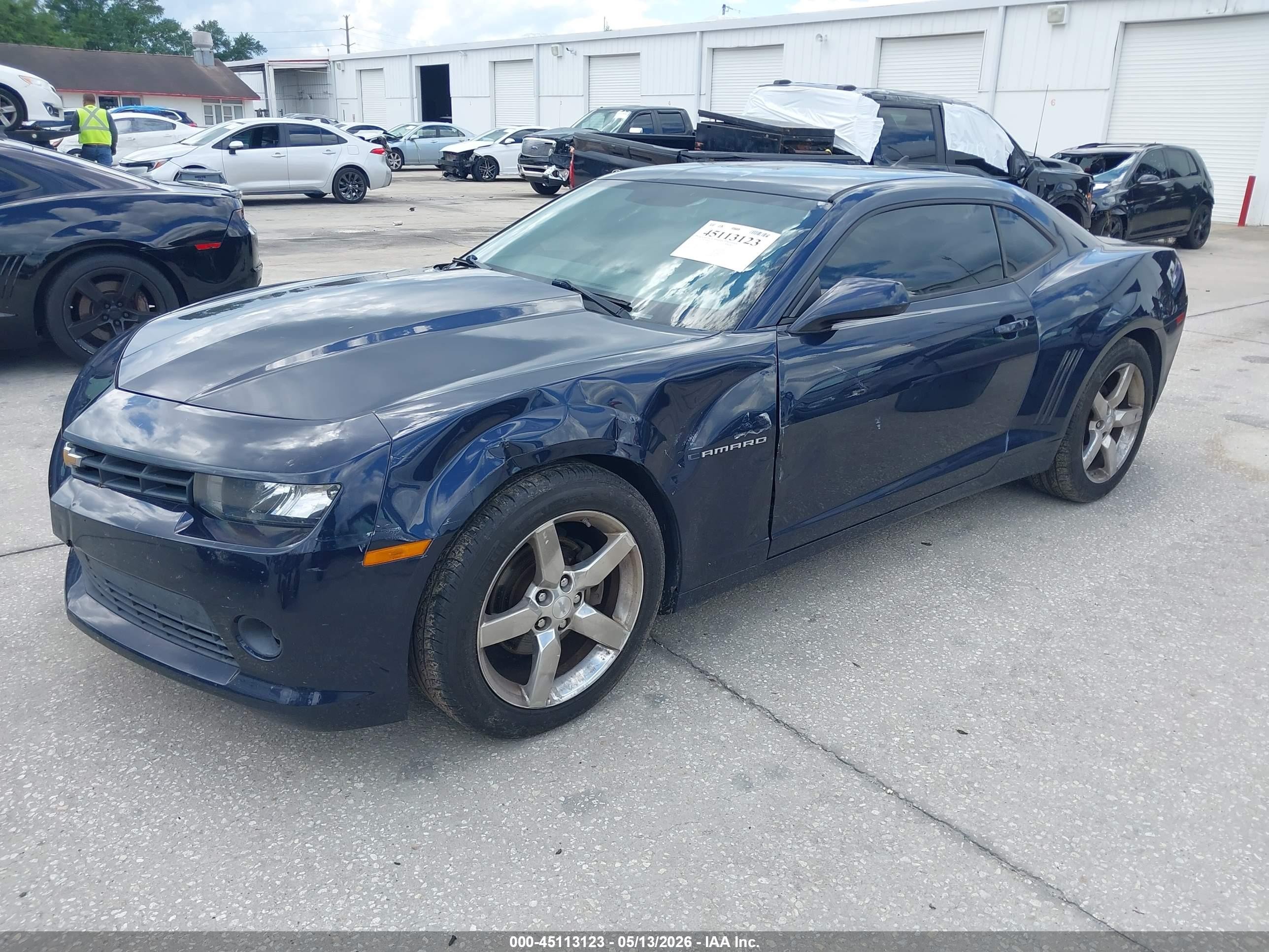 2015 Chevrolet Camaro 1lt Dark Blue vin: 2G1FD1E35F9233080