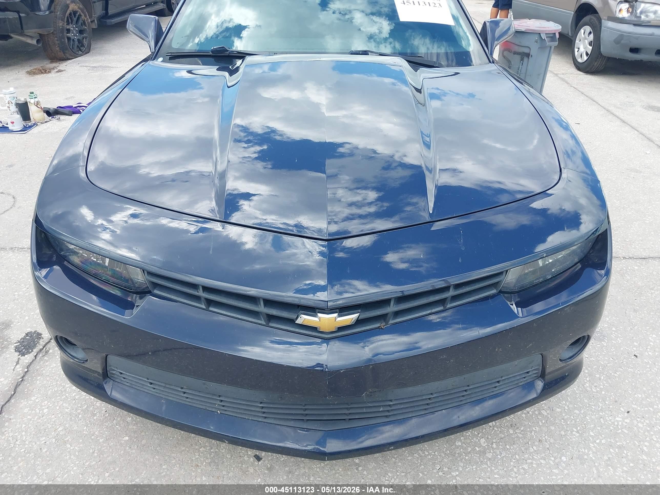 2015 Chevrolet Camaro 1lt Dark Blue vin: 2G1FD1E35F9233080
