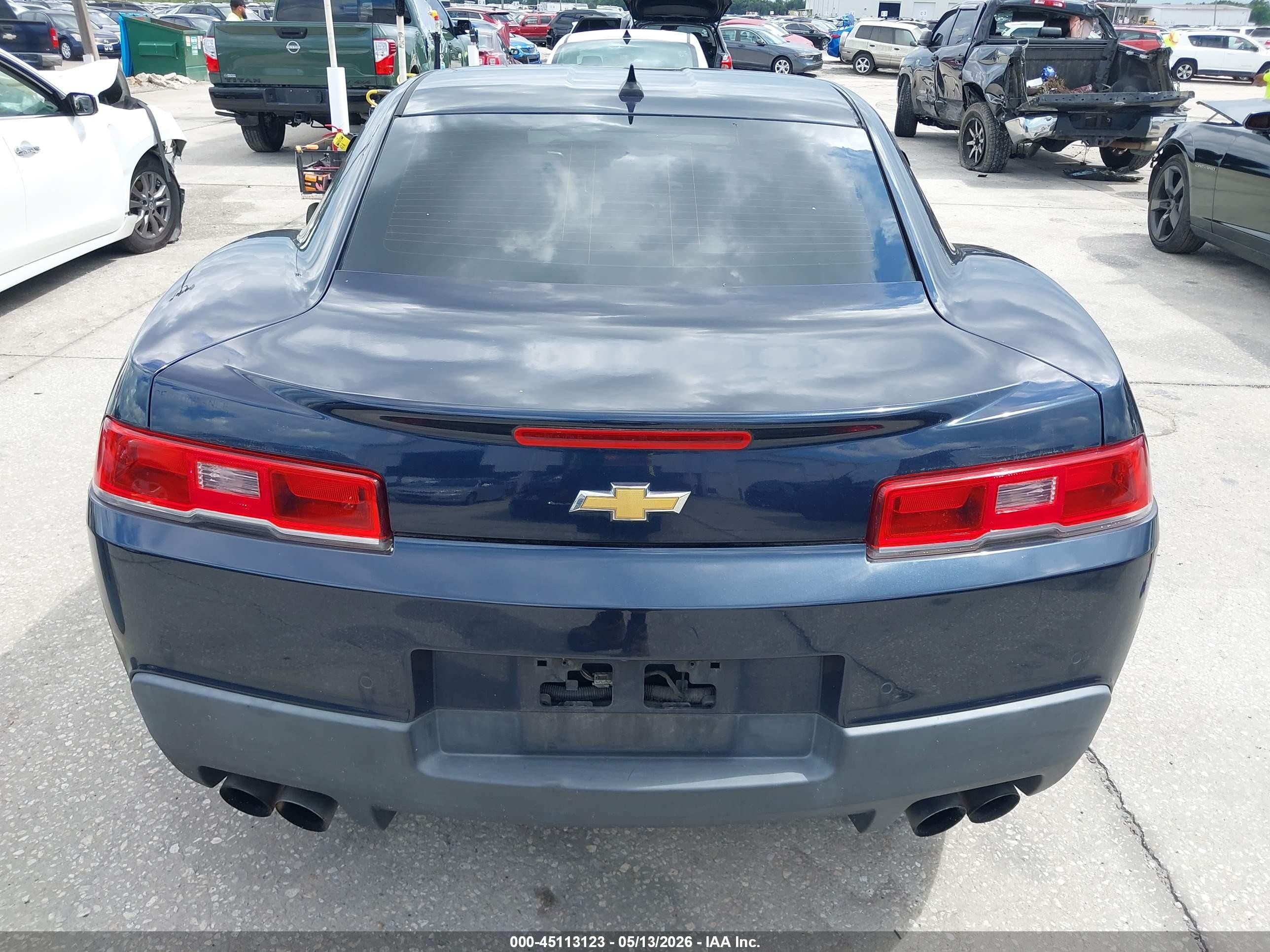 2015 Chevrolet Camaro 1lt Dark Blue vin: 2G1FD1E35F9233080