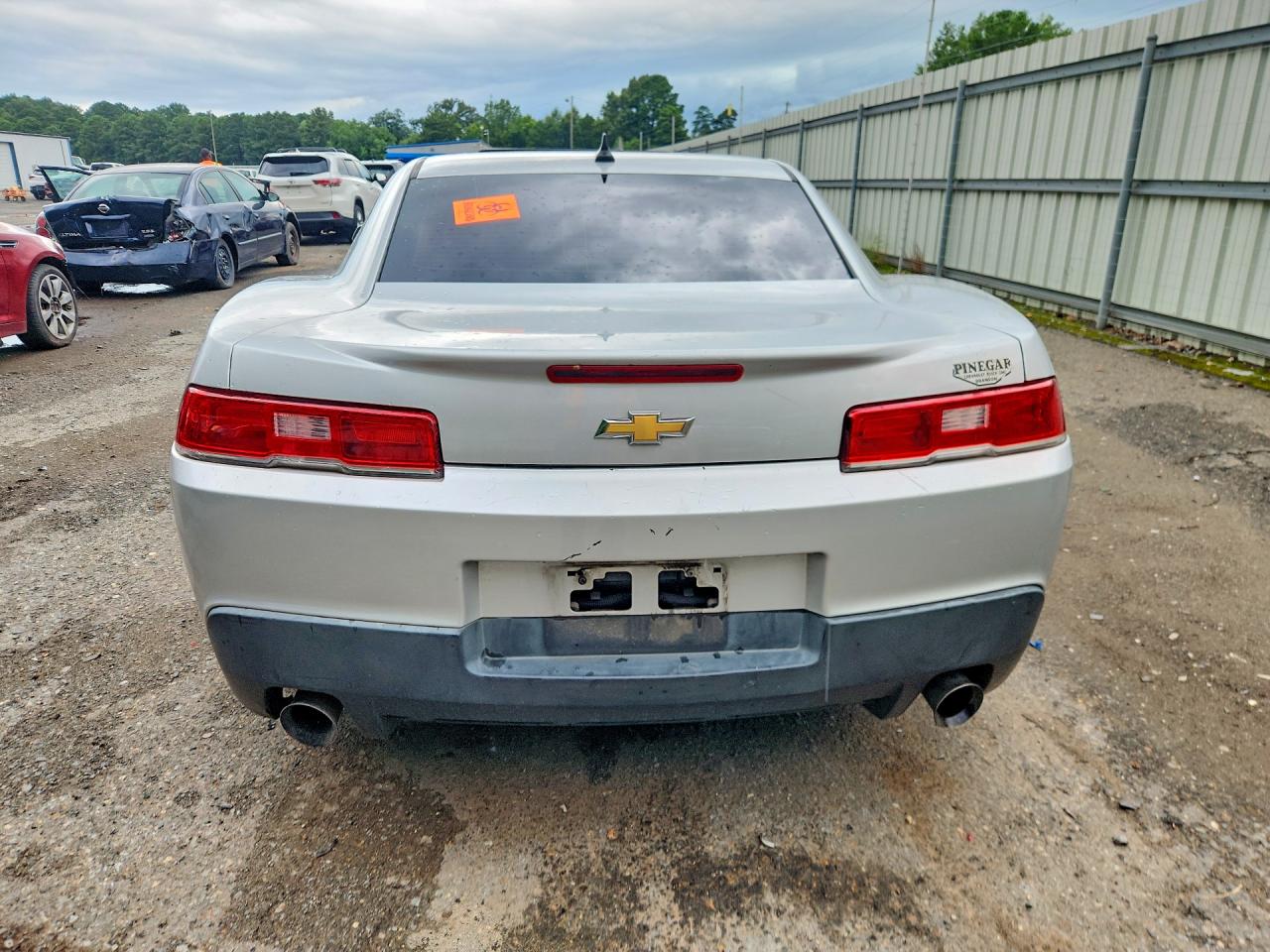 2015 Chevrolet Camaro Lt Silver vin: 2G1FD1E35F9237050