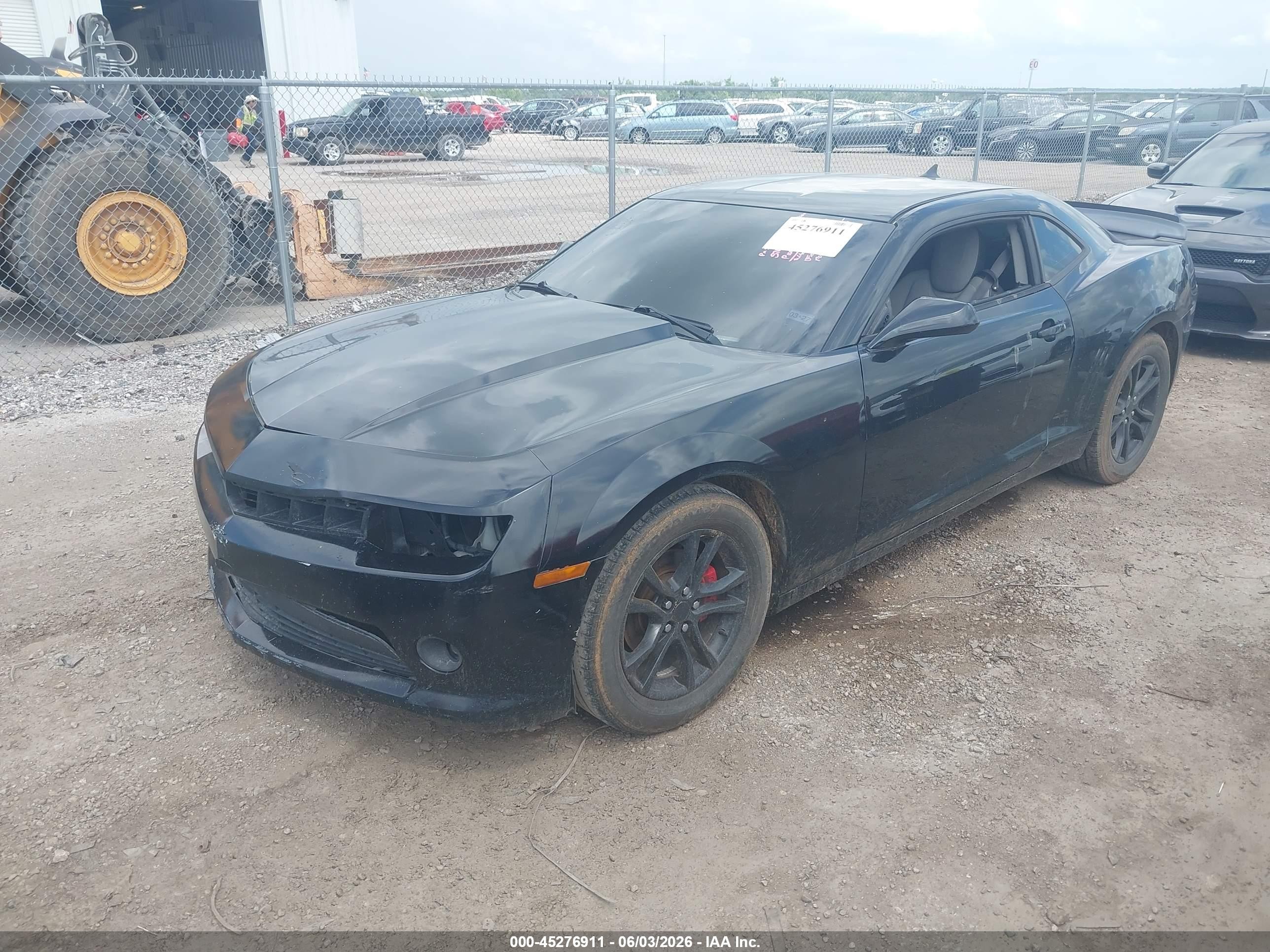 2015 Chevrolet Camaro 1lt Black vin: 2G1FD1E35F9247755